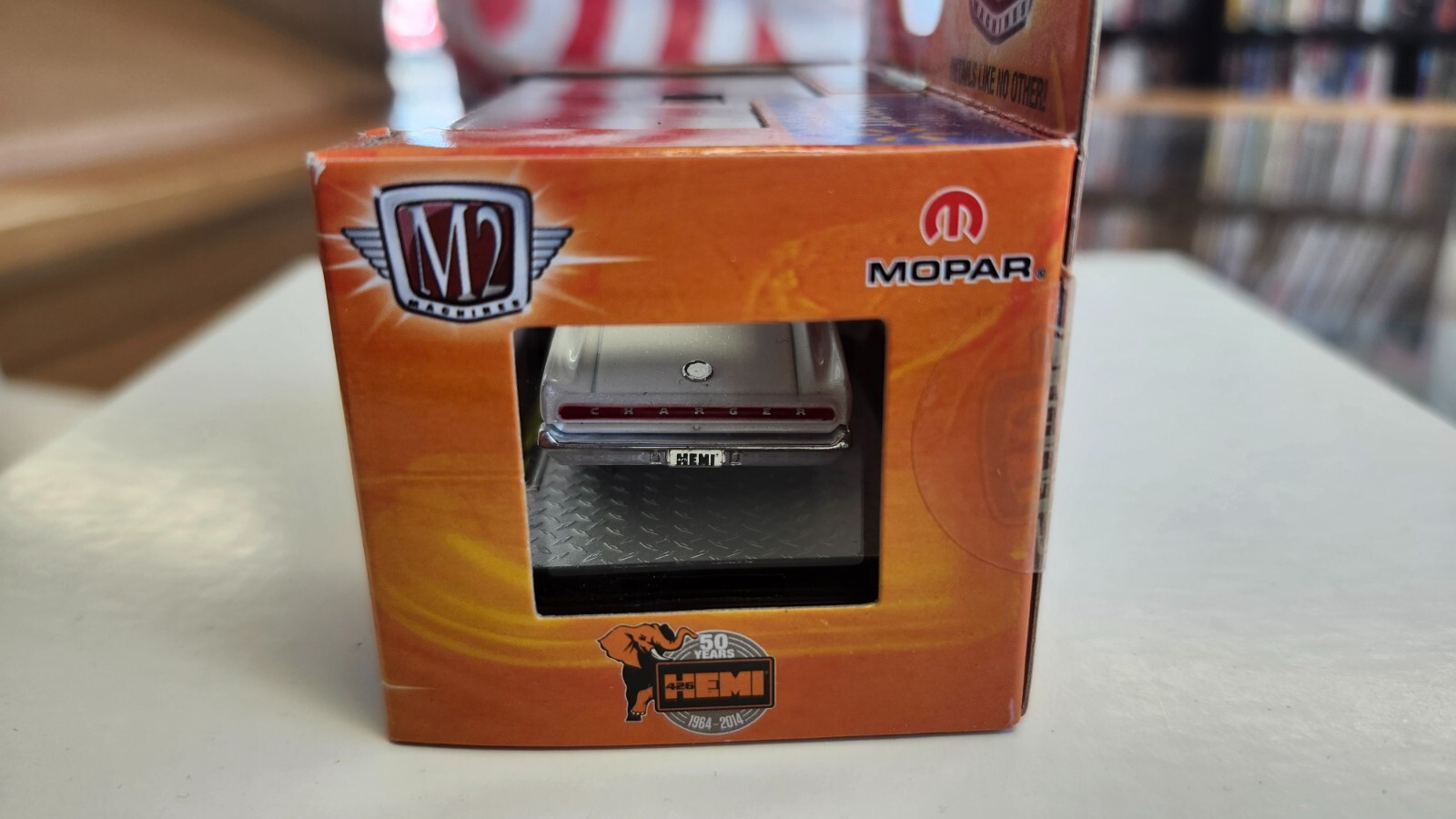 M2 Machines 50 Years of Hemi 1966 Dodge Charger HEMI 14-10 Walmart Excl in White