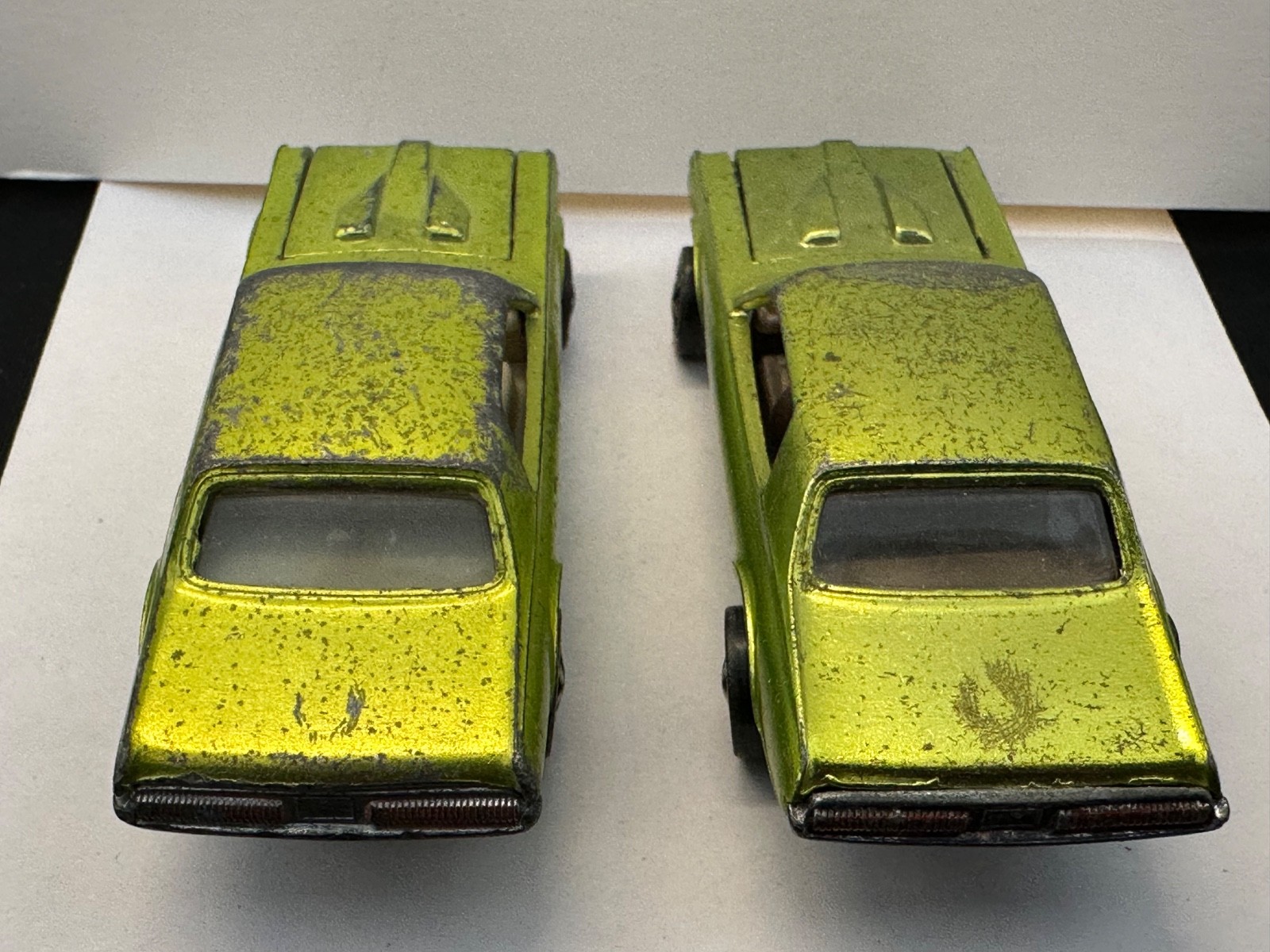 PAIR (TWO) Custom COUGARS ANTIFREEZE HOT WHEELS RED LINE Toy Car 1967 1968 69