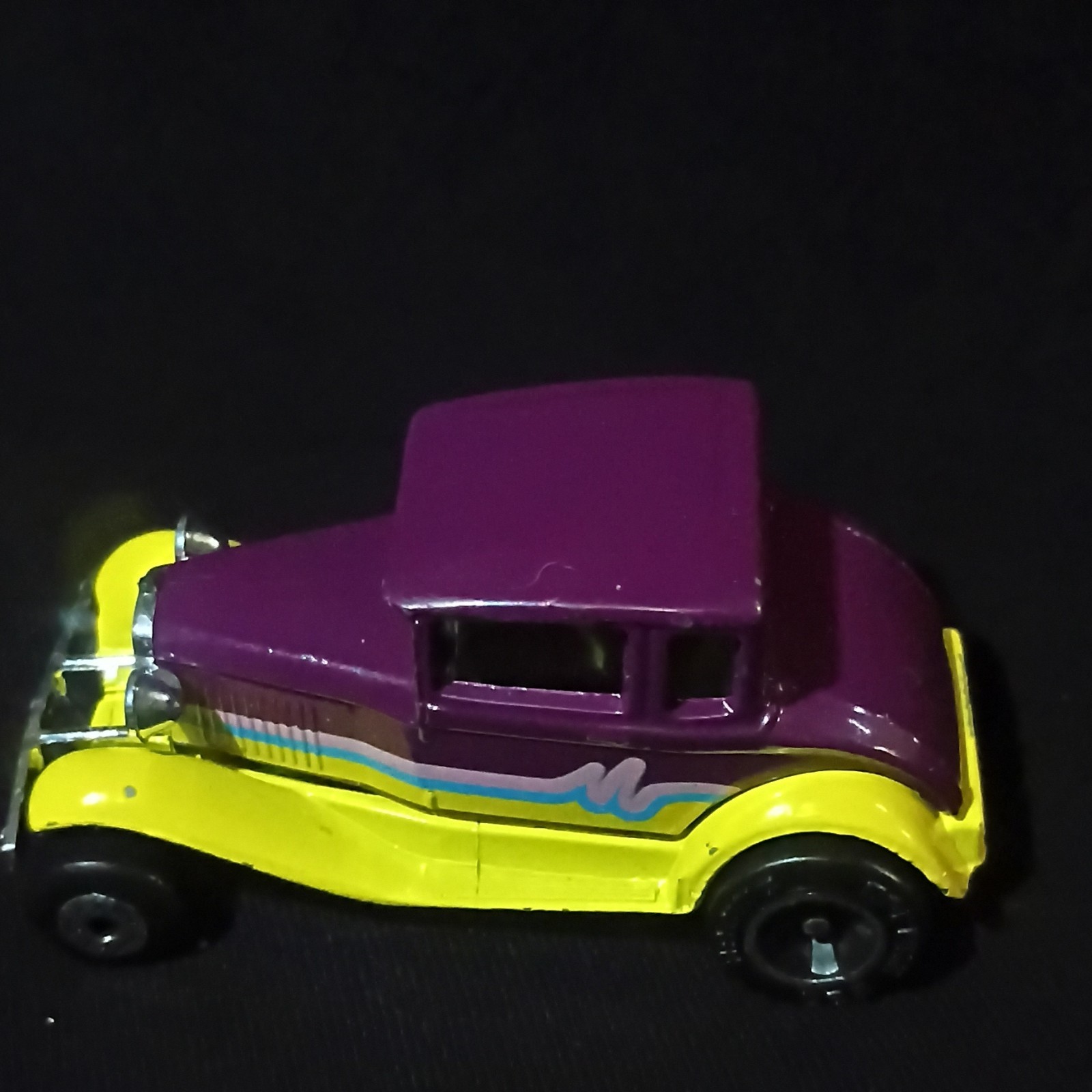 Hot Wheels Diecast Car, Purple & Yellow Vehicle Type: Car