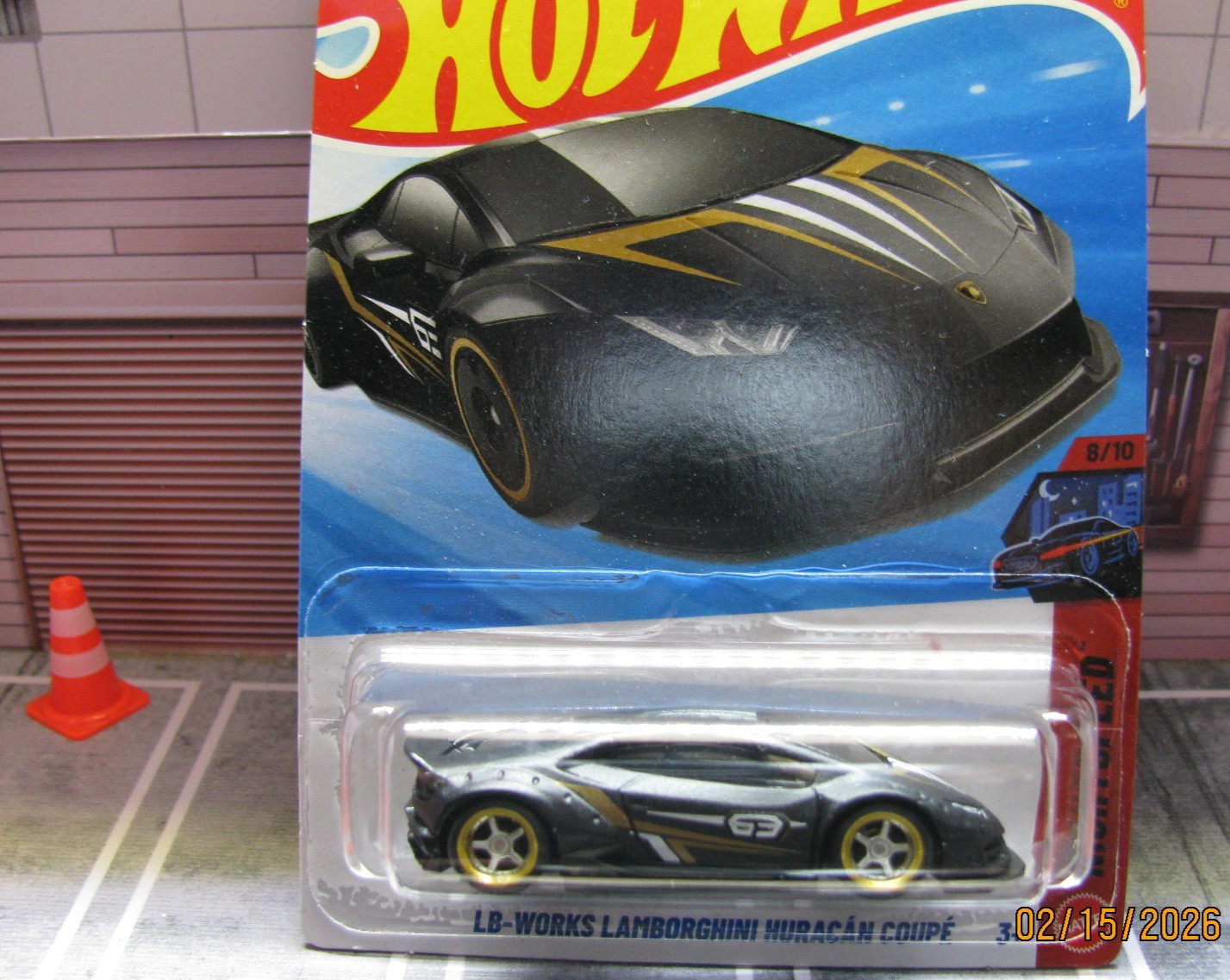 2026 Hot Wheels Black LB-Works Lamborghini Huracan Coupe w/Real Rider Wheel Swap