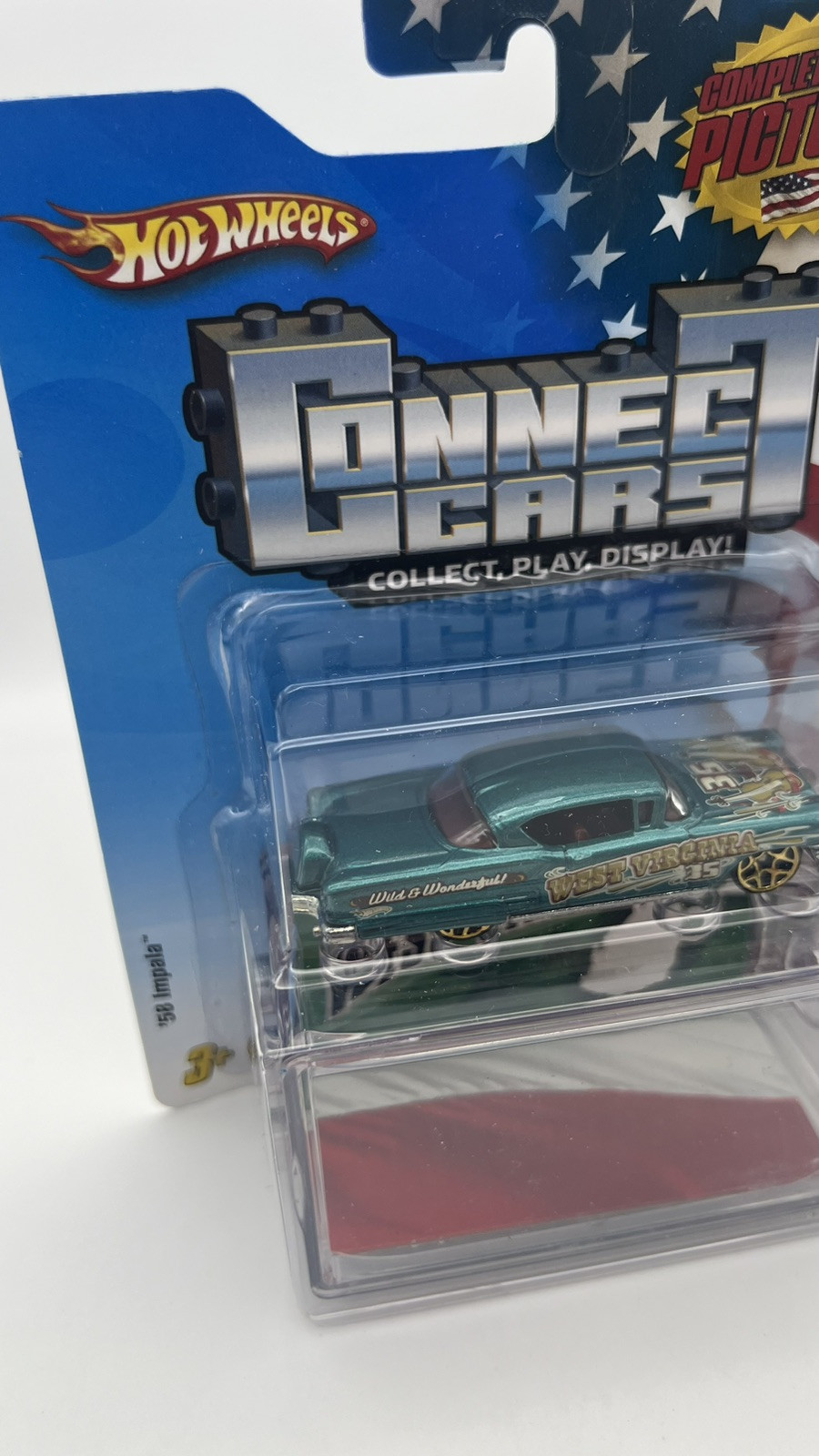 2008 Hot Wheels Connect Cars West Virginia ’58 Impala # 35 of 50