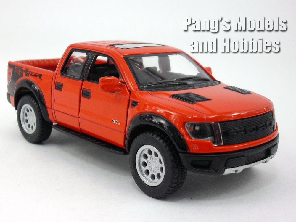 Ford F-150 SVT Raptor 1/46 Scale Diecast Metal Model by Kinsmart – RED SOLID