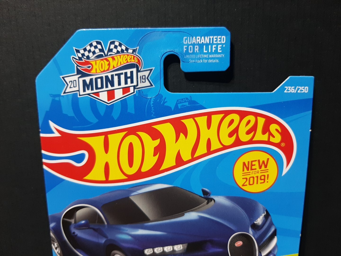 48 Car Lot Hot Wheels 2016 Bugatti Chiron Cars Mixed Blue / Black & MONTH Card