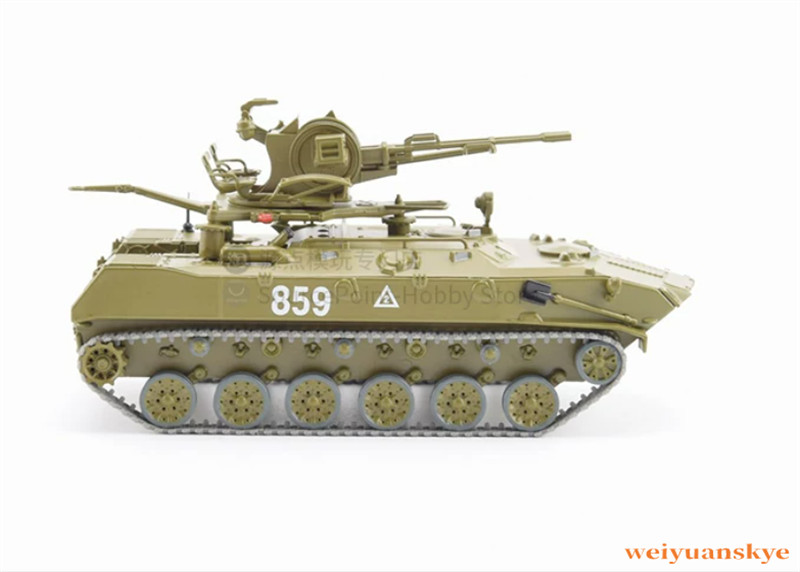 1:43 BTR-ZD Soviet BTR-ZD Self-Defense Artillery Tank Model Display Toy SSM3047