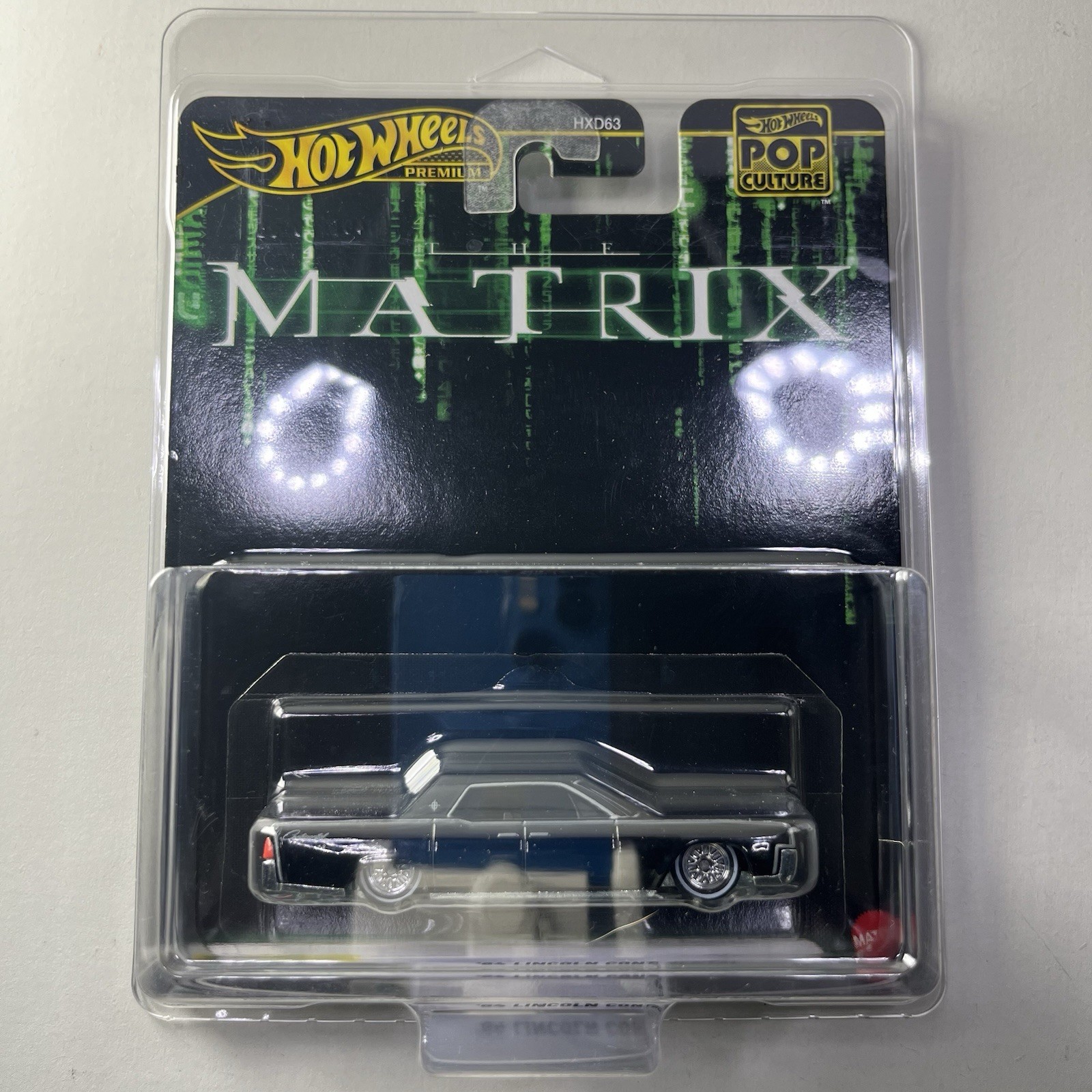 Hot Wheels Premium Pop Culture Matrix ’64 Lincoln Continental In Protector