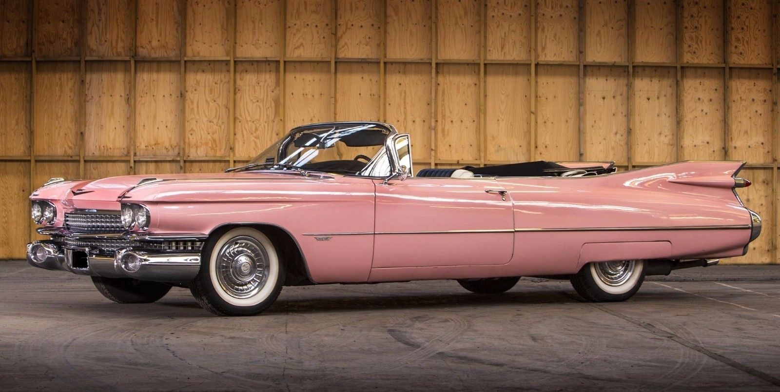 Cadillac Car Eldorado Vintage1967Custom Classic1:24Model1959Race 18Carousel Pink
