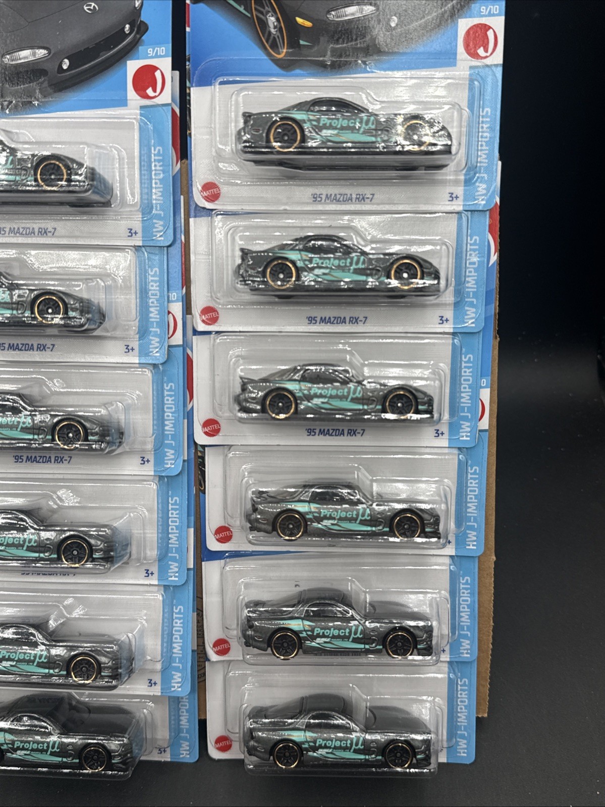 🎮2024 Hot Wheels Lotx18 KROGER EXCLUSIVE COLOR GRAY 95 MAZDA RX-7 HW JIMPORTS🎮