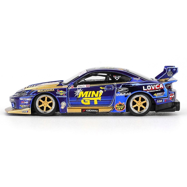 Mini GT 1:64 Nissan LB-Super Silhouette S15 SILVIA #555 Liberty Walk Halloween
