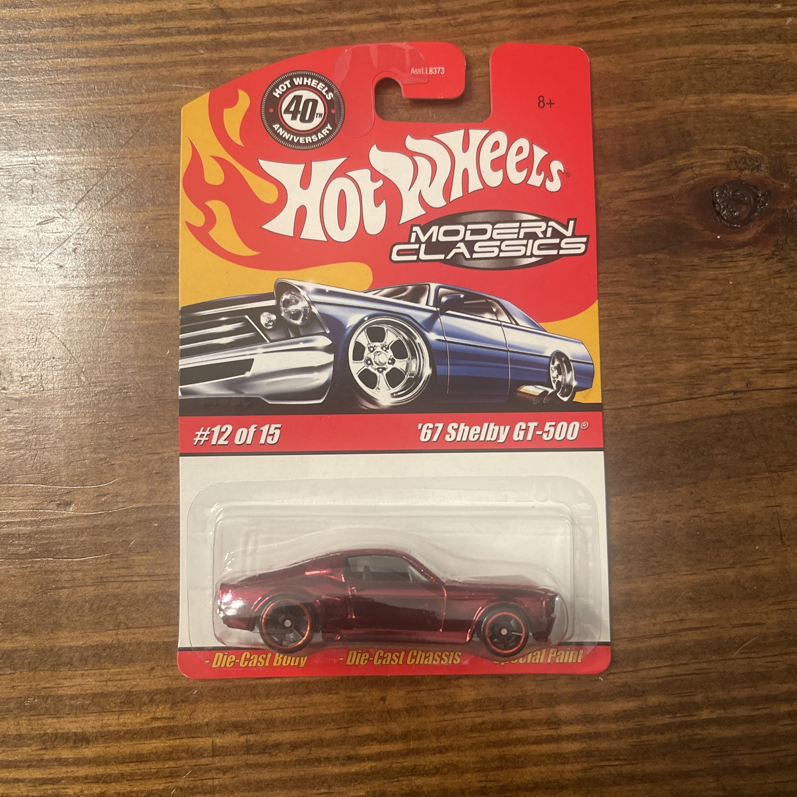 Hot Wheels Modern Classics 67 Shelby GT-500 Red Special Paint, #12/15 40th