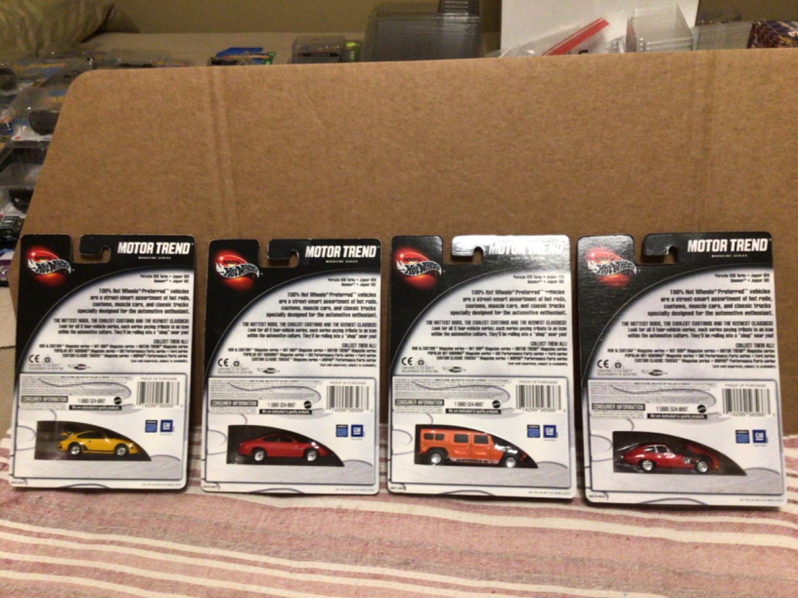 Hot Wheels 100% Motor Trend Series – Porsche 930 Turbo plus the other three cars