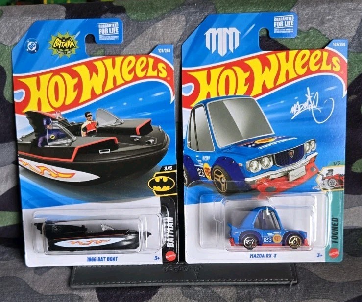 Hot Wheels 2026 Lot of (4) Porsche Chevy Mazda Batman Cars 1:64 NIP New Sealed