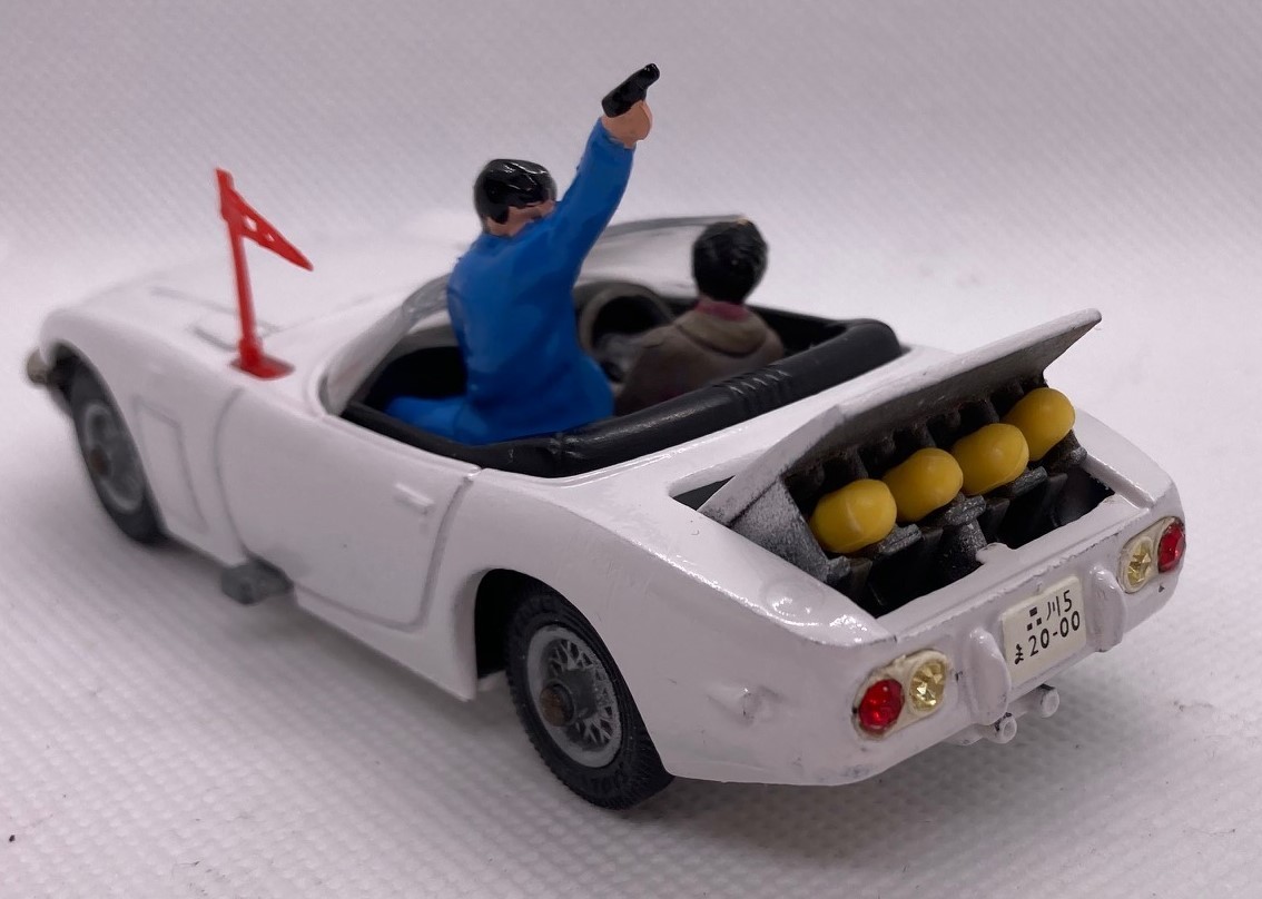 1960’s Corgi #336 James Bond 007 Toyota 2000GT “You Only Live Twice” NICE!