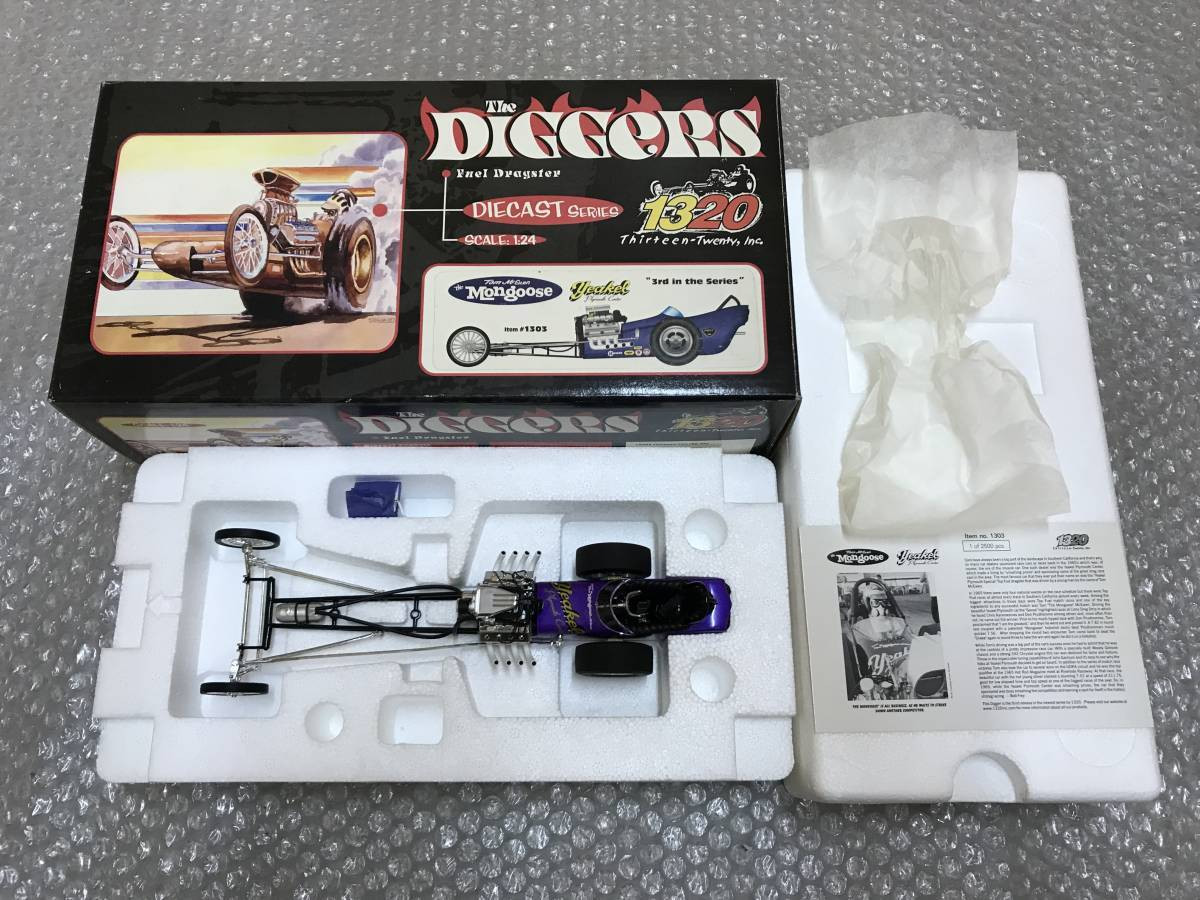 Limited to 2500 units The DIGGERS 1/24 Tom McEuen Mongoose 1320 From Japan