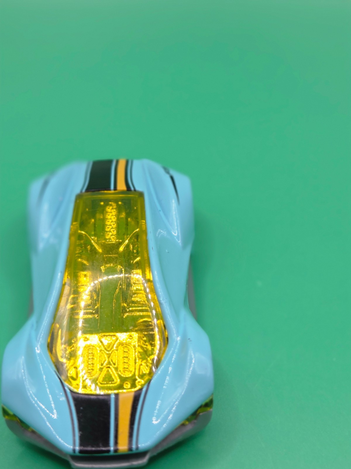 Hot Wheels Exotique FJV81 Light Blue Yellow Canopy 2019 Loose Mattel Malaysia