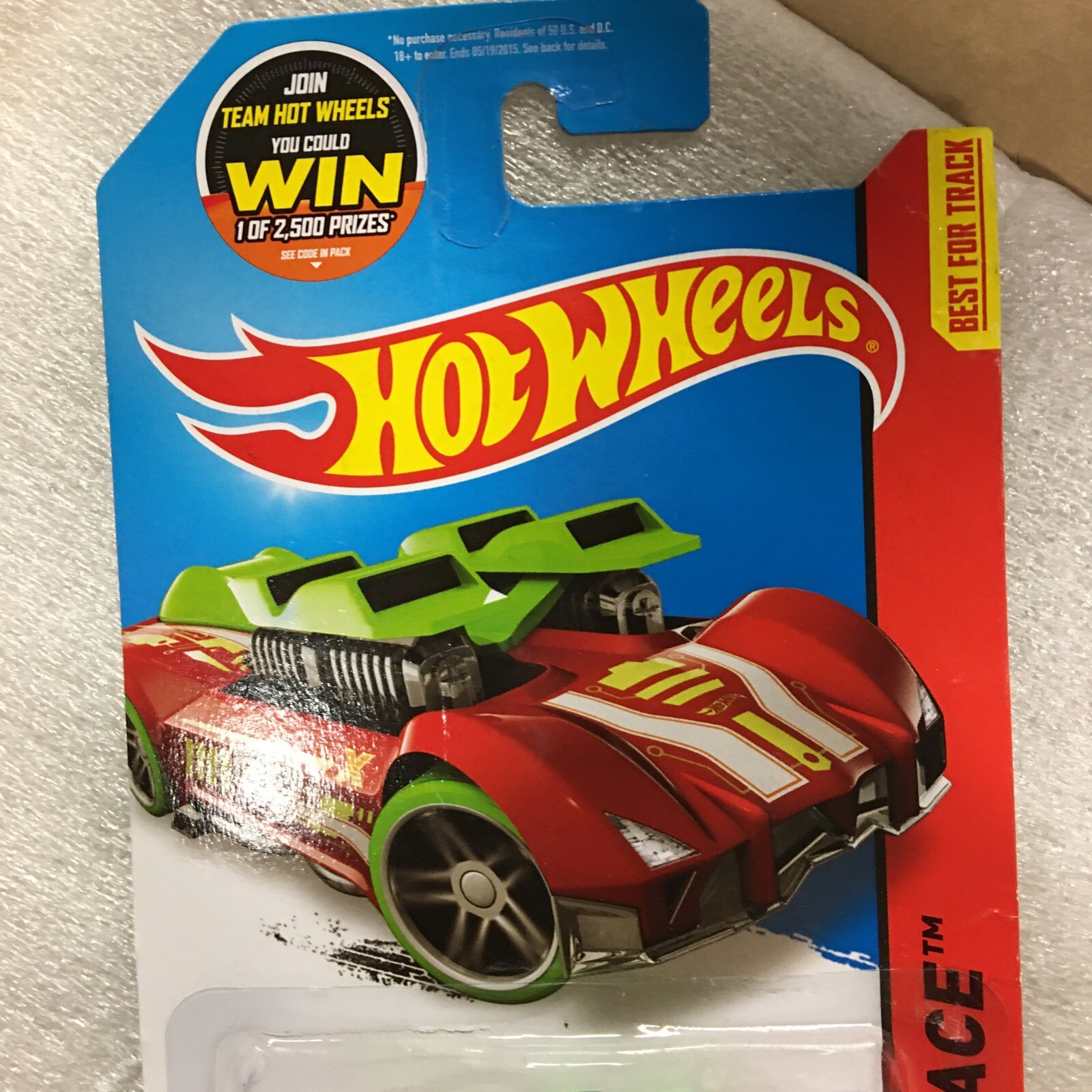 2015 Hot Wheels HW RACE What-4-2 #141/250 Clear Red Version New On Card B138