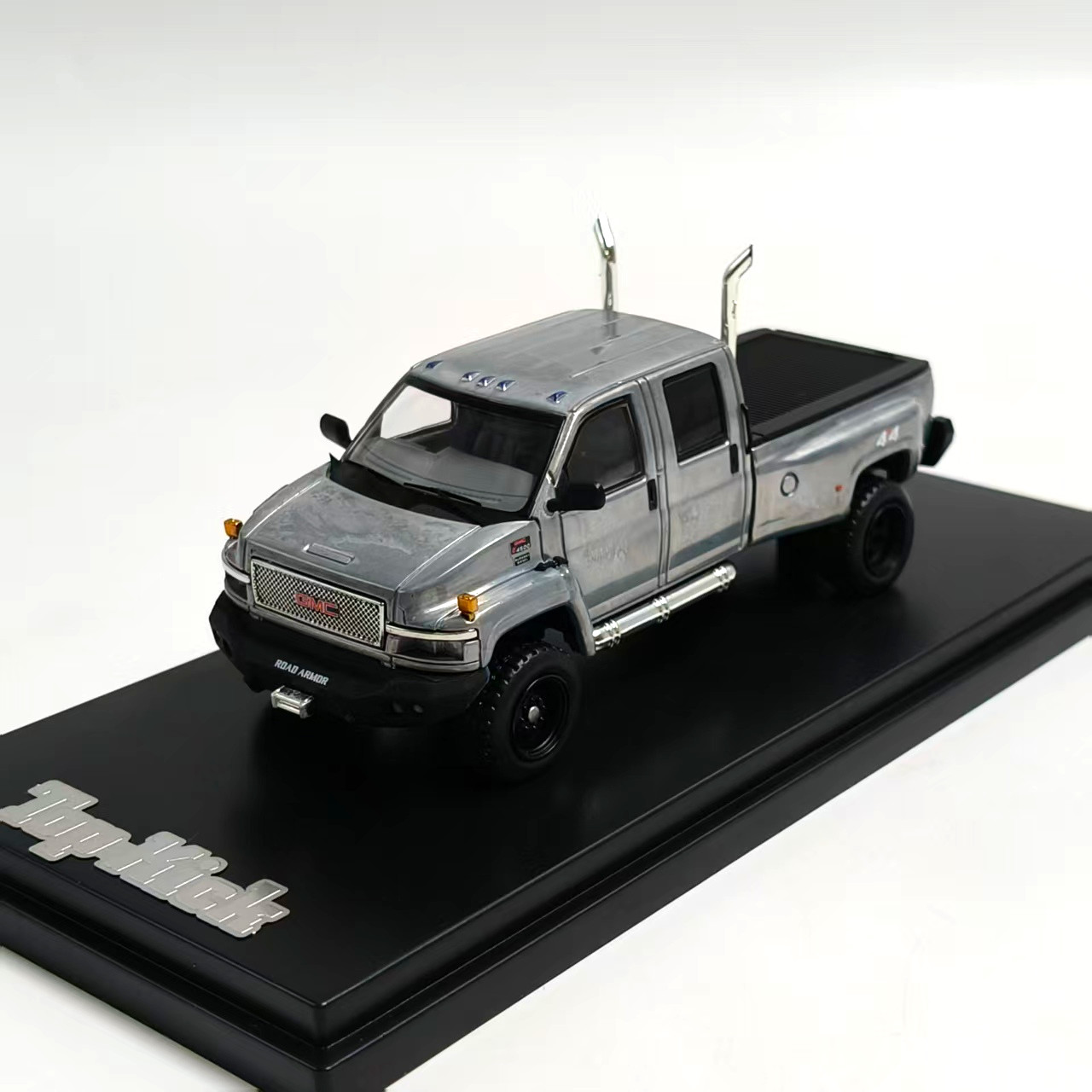 TopKick 1:64 Diecast Pickup Truck Limited DIY Paintable Unpainted Model Car