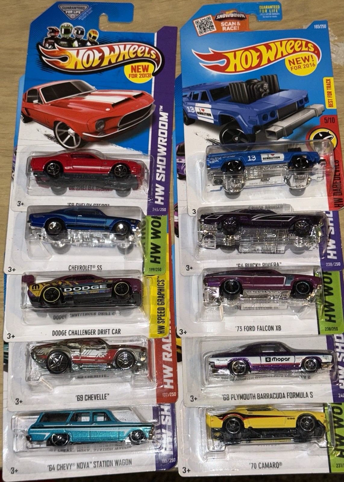 GROUP/LOT OF VARIOUS HOT WHEELS DIE-CAST! MIXED LOT/GROUP OF 10 H.W. DIE-CAST!