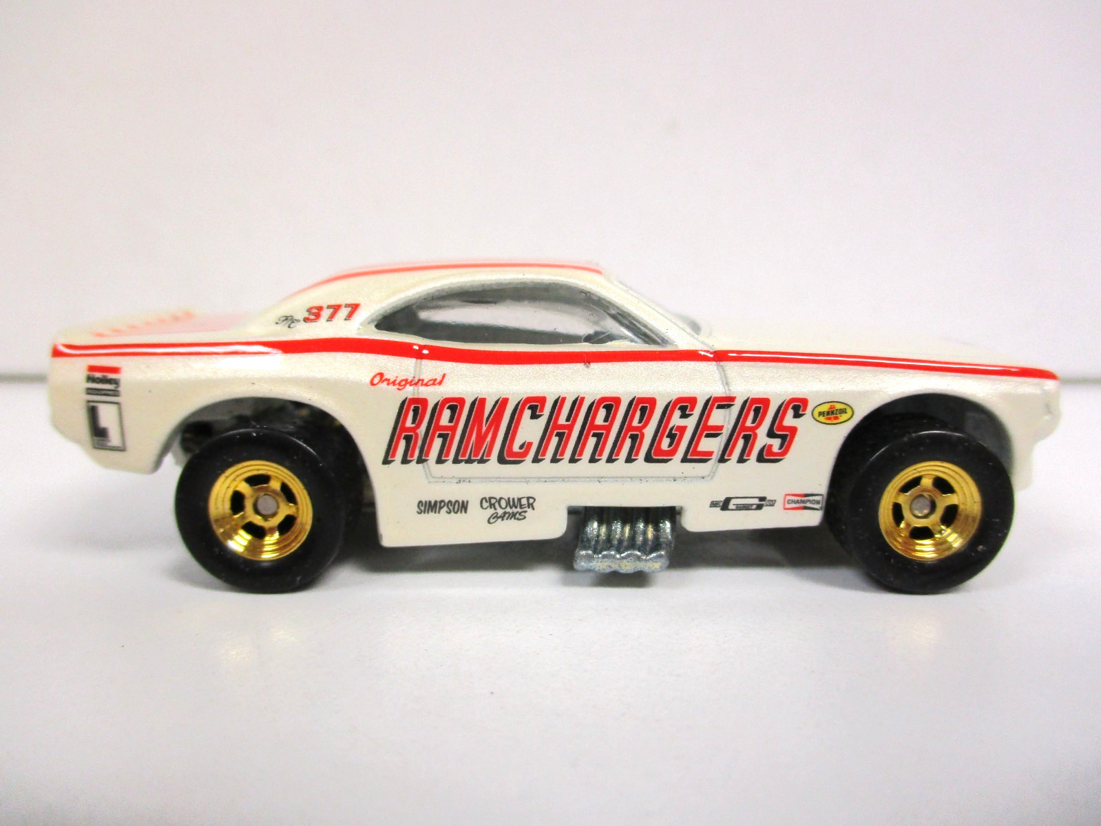 HOT WHEELS – DRAG STRIP DEMONS ORIGINAL RAMCHARGERS DODGE CHALLENGER FUNNY CAR