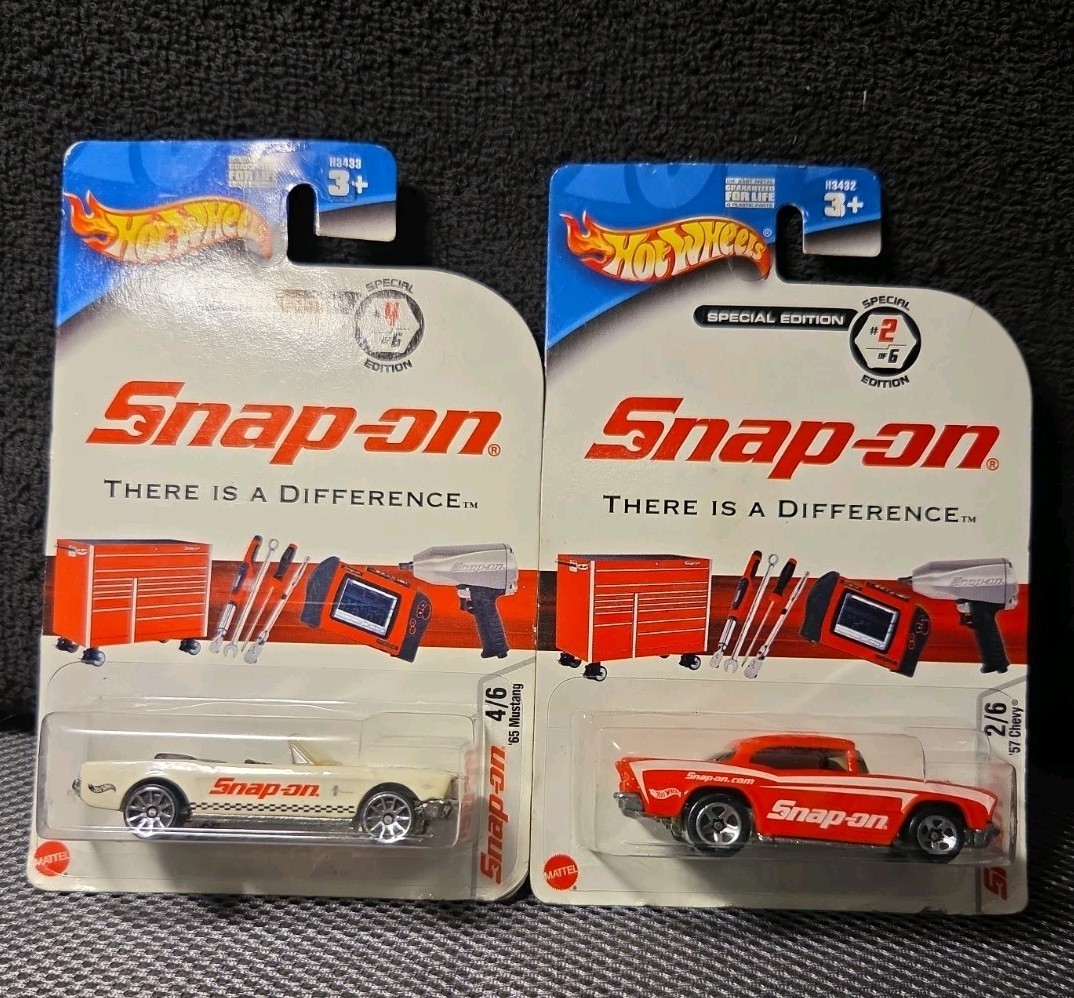 Hot Wheels Snap On ’57 Chevy ’65 Mustang