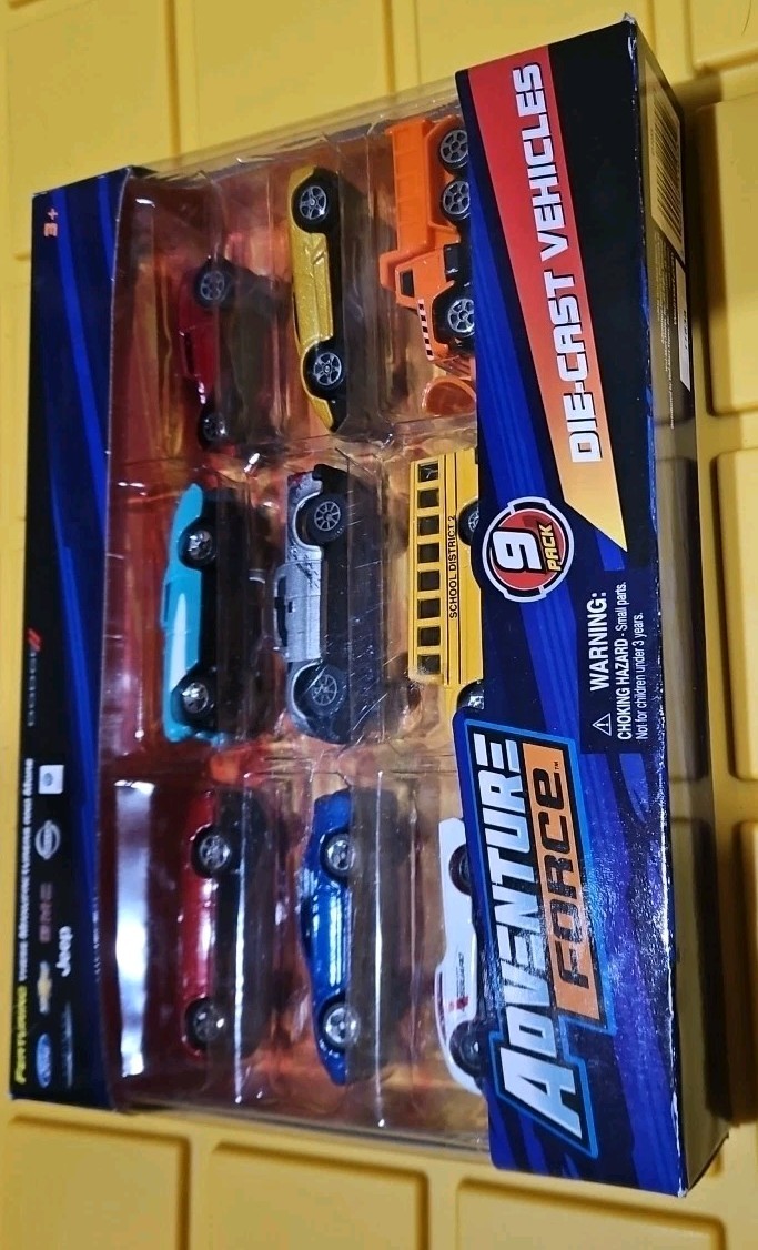 2016 Adventure Force 9-Pack Diecast Cars Multicolor Unopened Box