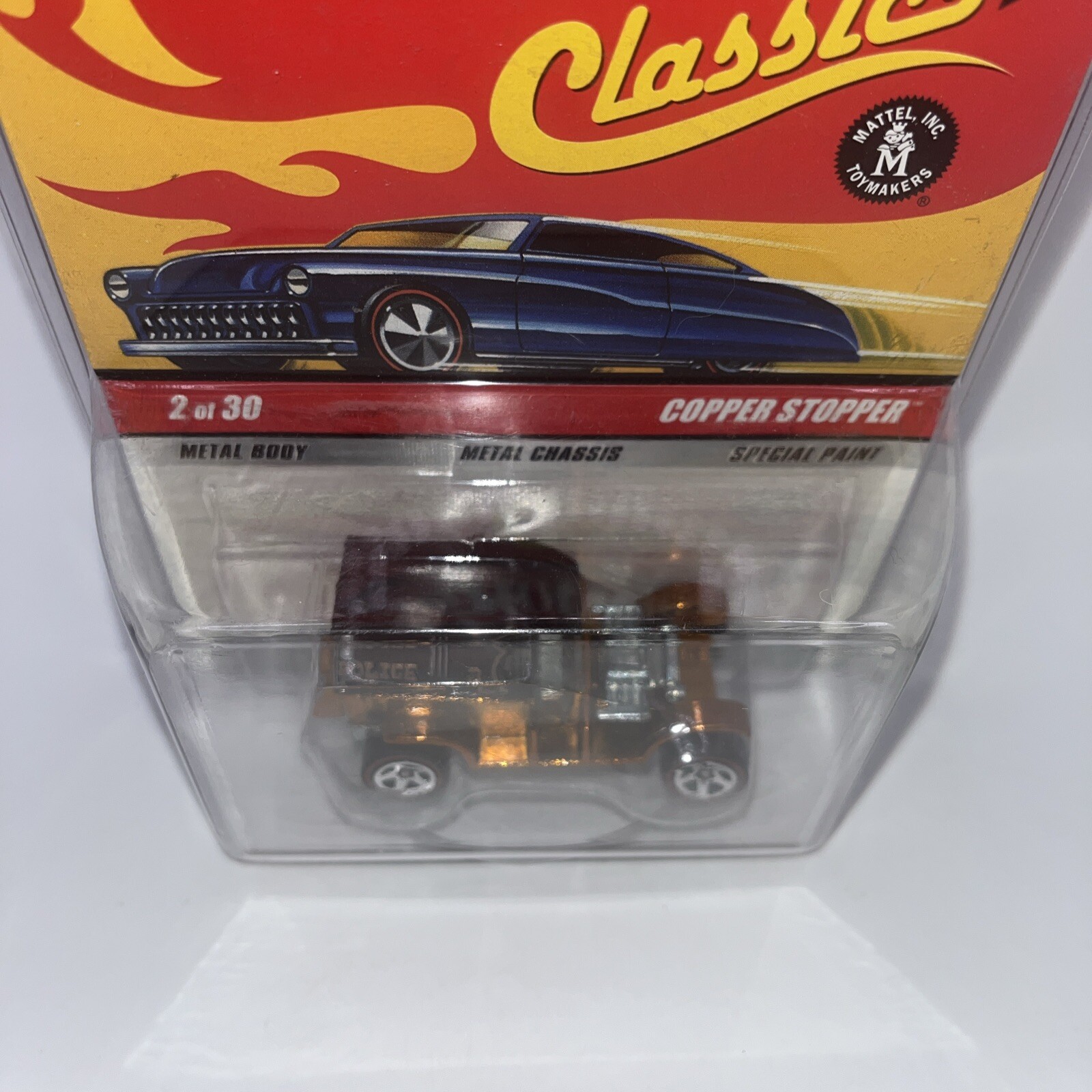 Hot Wheels Classics Series 5 Gold Copper Stopper Chase 2 of 30 Redline