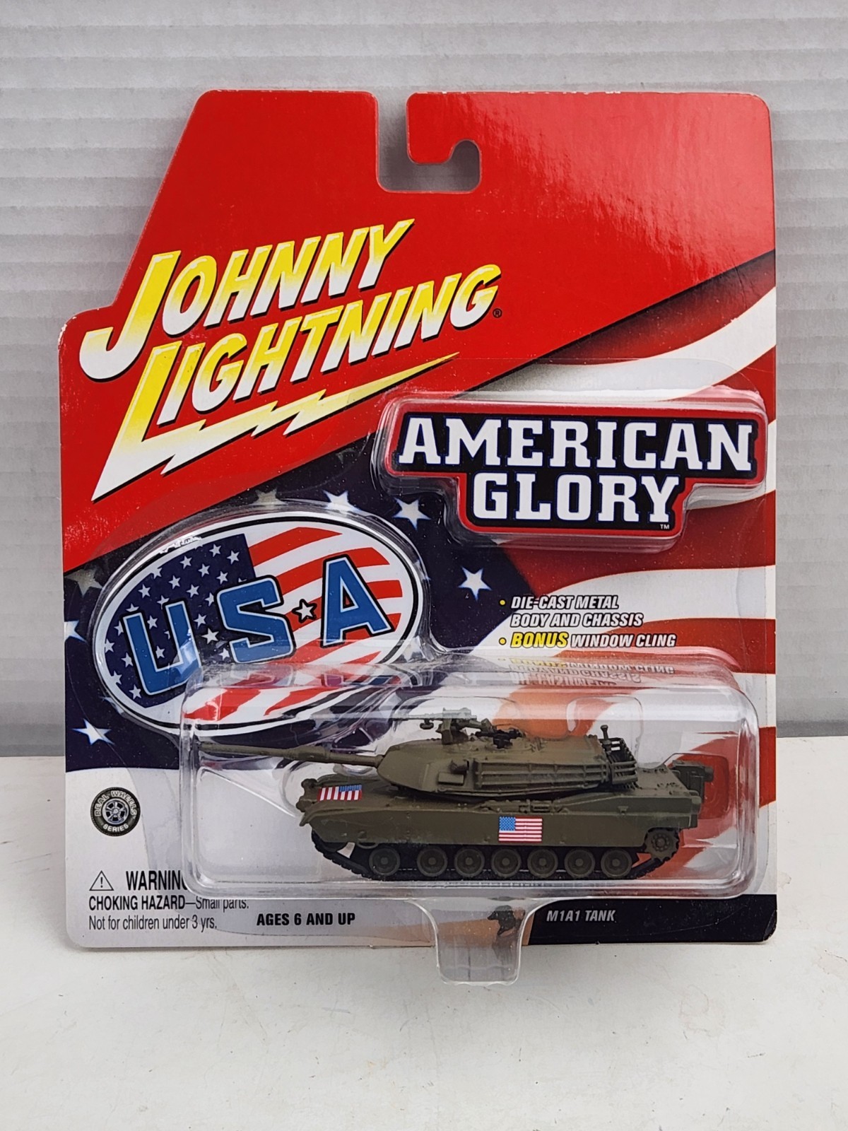 Johnny Lightning M1A1 Abram’s Tank USA American Glory Military Vtg 2003