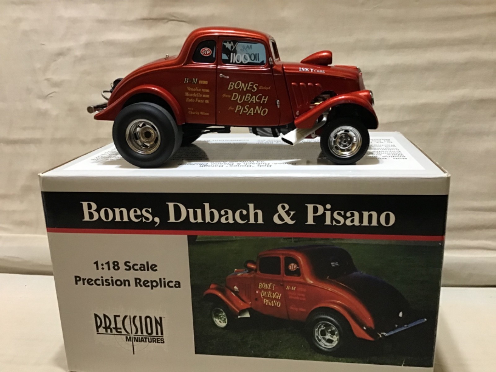 BONES DUBACH PISANO CAST 1933 WILLYS GASSER 1/18 PRECISION MINIATURES NHRA PRM07
