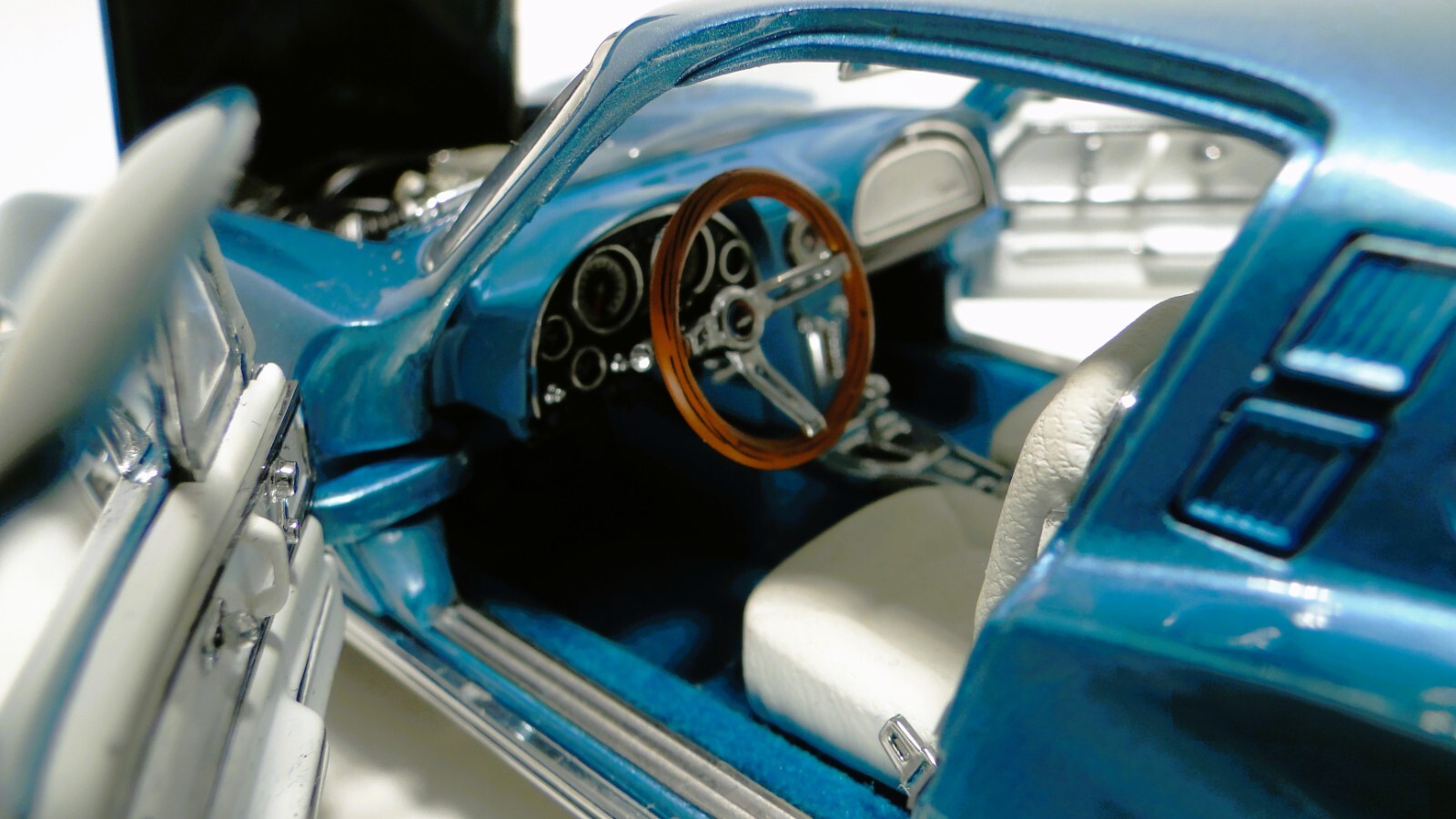 Corvette Chevrolet55Chevy57StingRay1:24Race12Car1963Classic1957Metal1966Model18