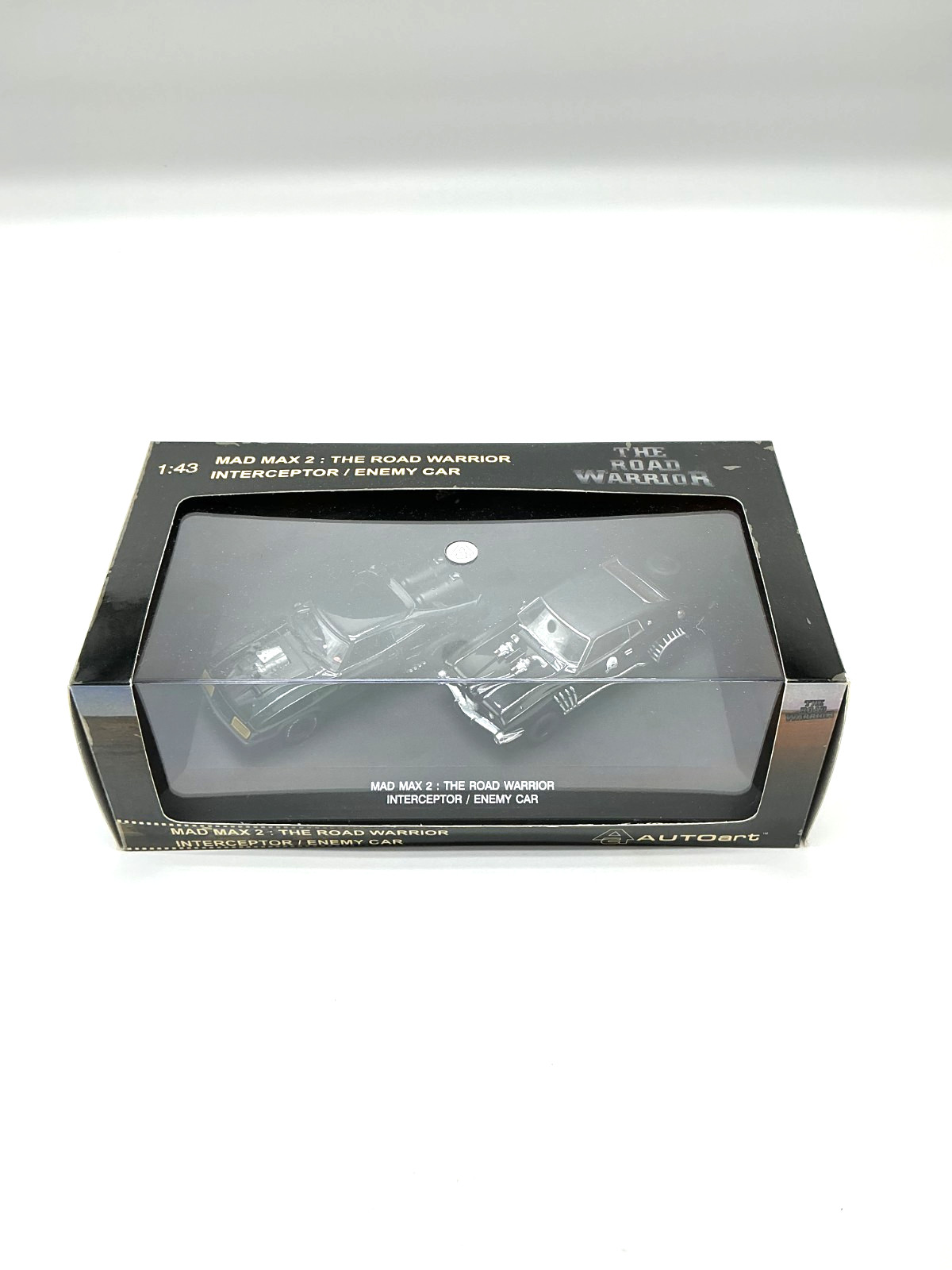 AUTOart 1:43 Mad Max 2: The Road Warrior INTERCEPTOR & ENEMY CAR Diecast