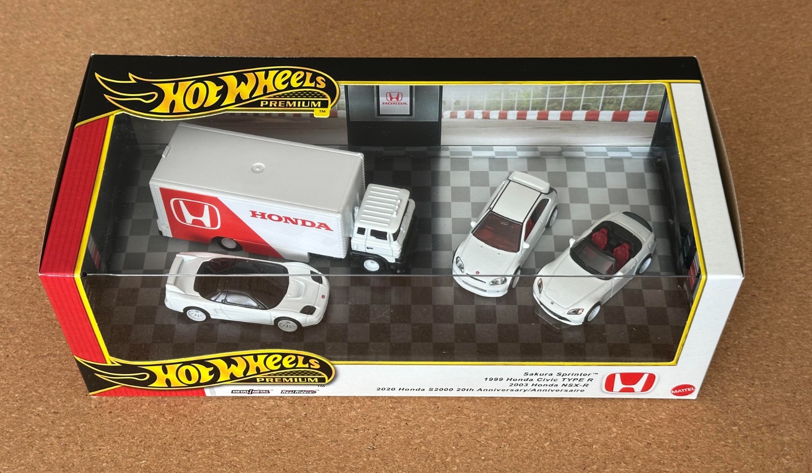 2025 Hot Wheels Premium Diorama White Honda Set – Civic Type-R NSX-R S2000
