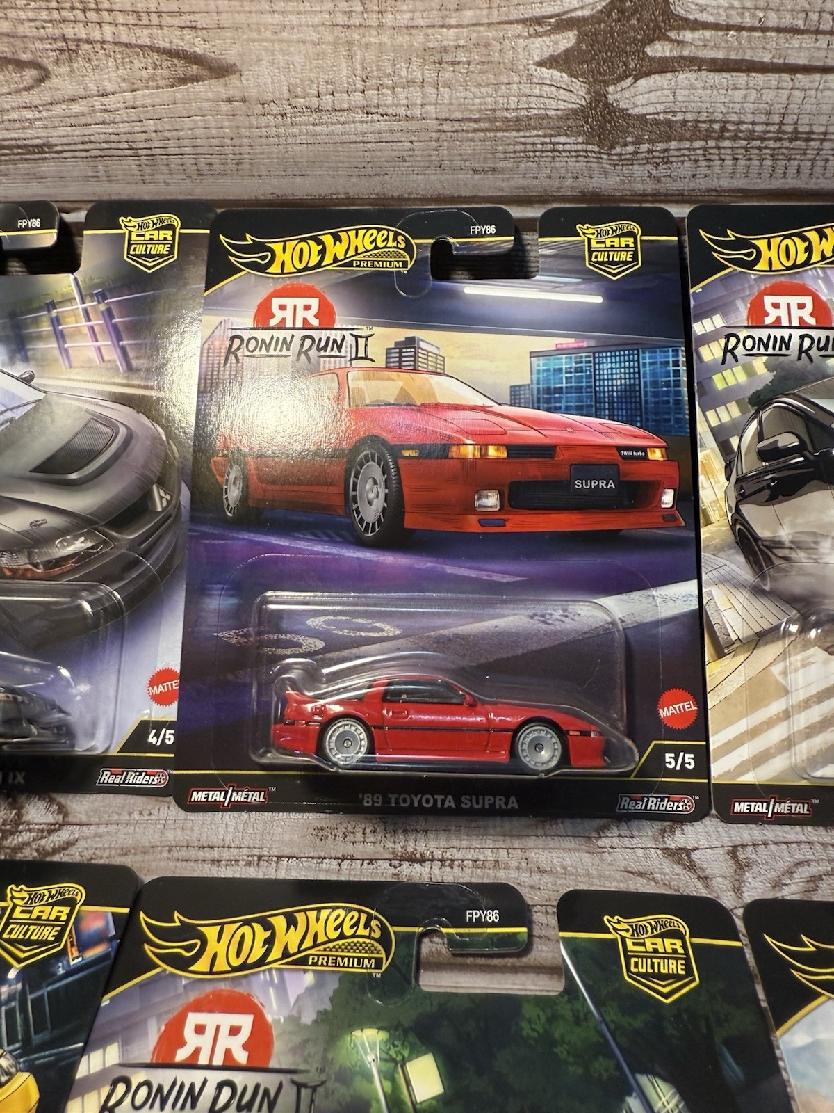 2025 Hot Wheels Car Culture Ronin Run 2 – SET OF 5 AND SET OF 6 WITH CHASE