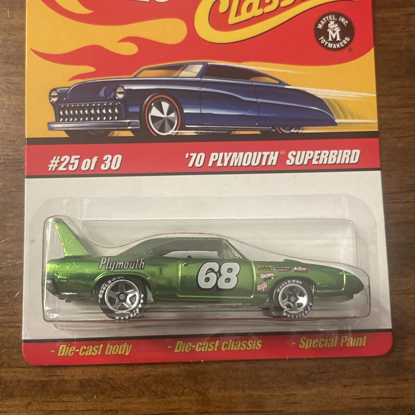 2006 Hot Wheels Classics Series 3 #25/30 1970 Plymouth Superbird Green