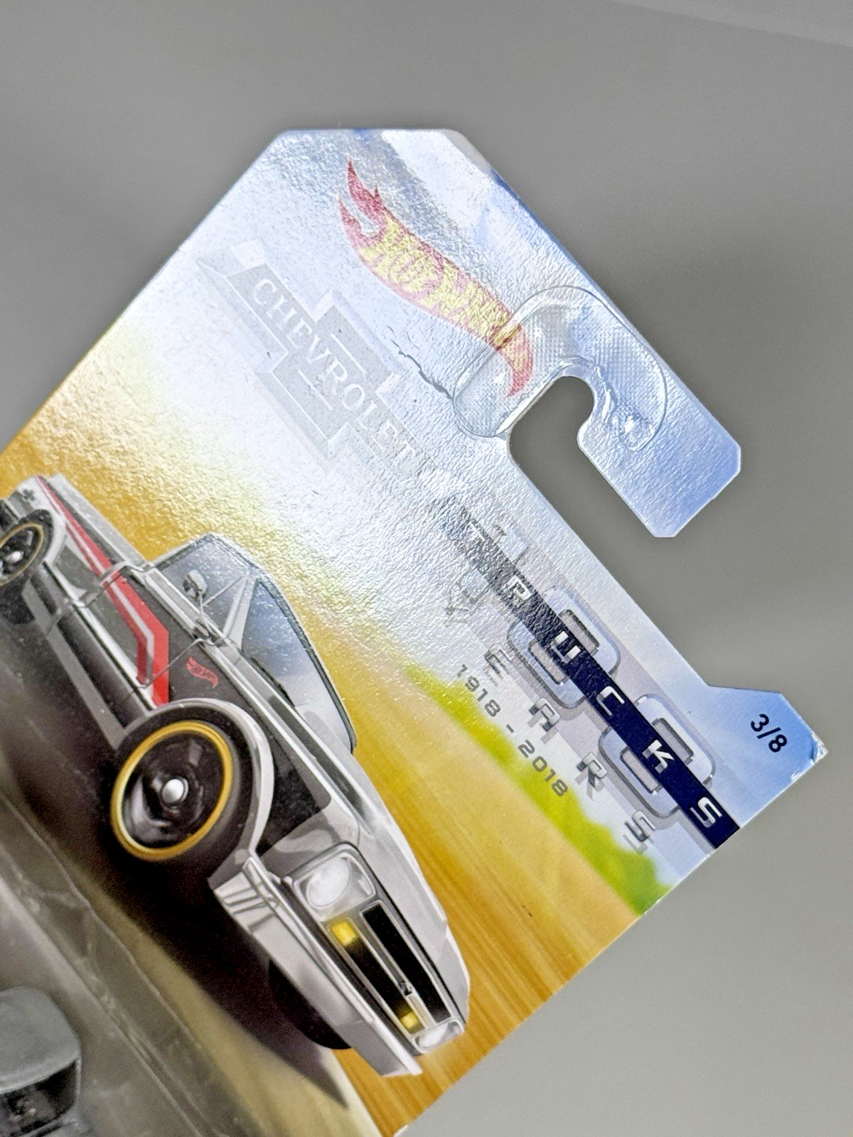 Hot Wheels ‘67 Chevy C10 Chevrolet Trucks 100 Years 3/8 Gray Walmart 2018