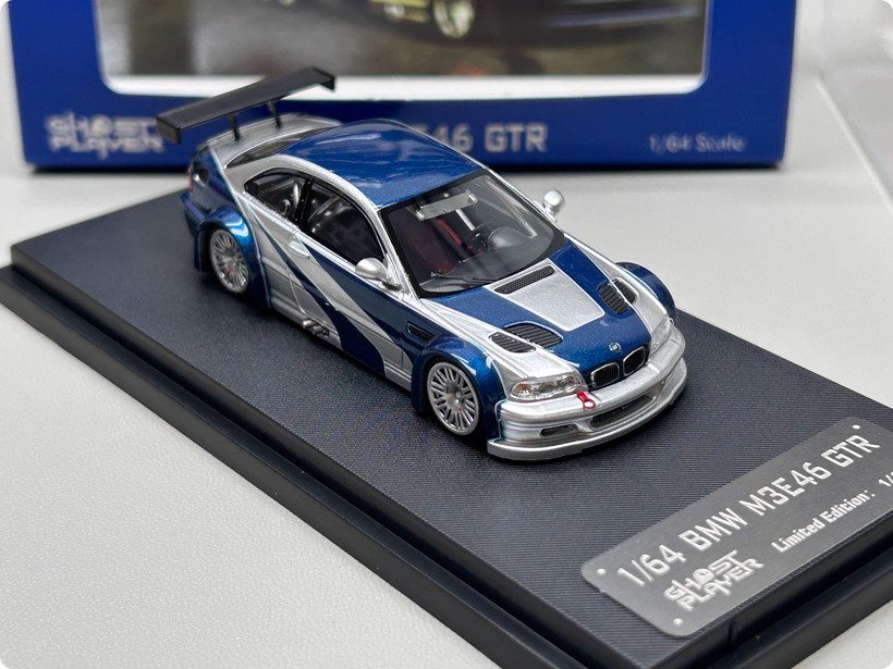 SW 1:64 BMW BMW M3 GTR E46 Need-for-speed alloy car model collection ornaments