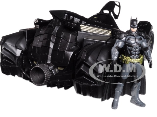 ARKHAM KNIGHT BATMOBILE W/ DIECAST BATMAN FIGURE 1/24 DIECAST CAR BY JADA 98037