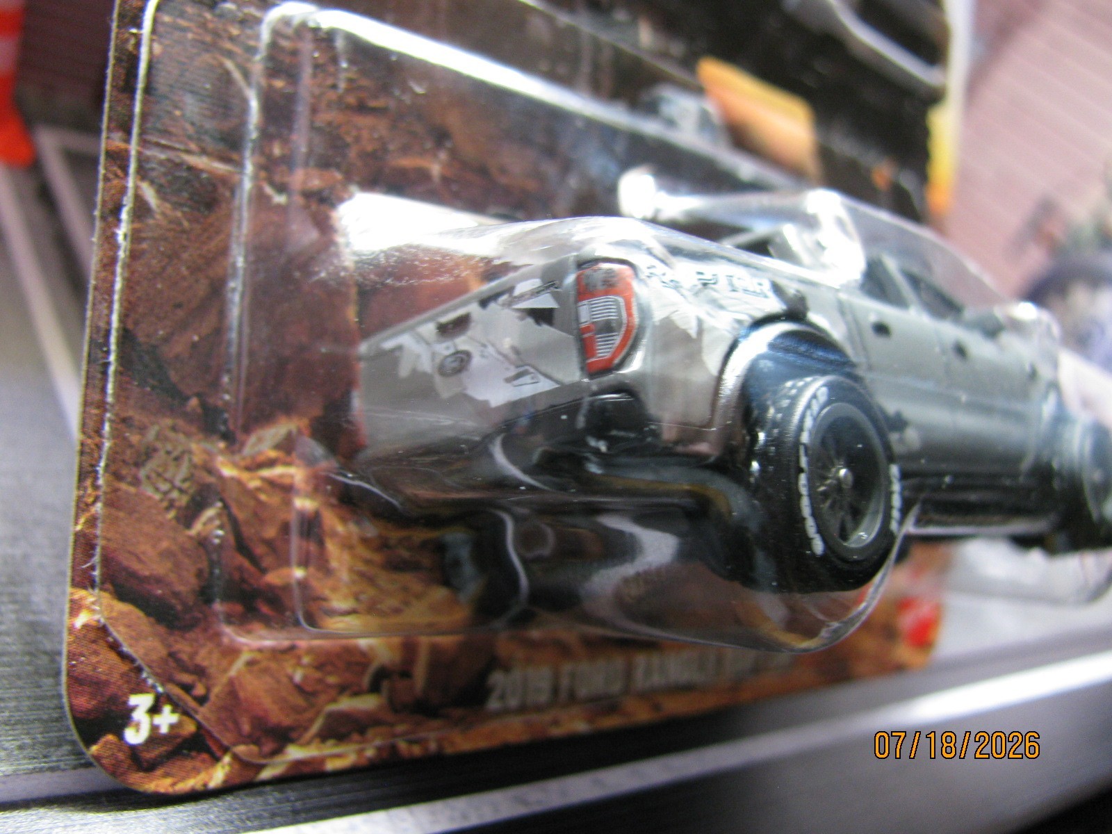 2026 Hot Wheels Silver Series 2019 FORD Ranger Raptor, w/Real Riders Wheel Swap