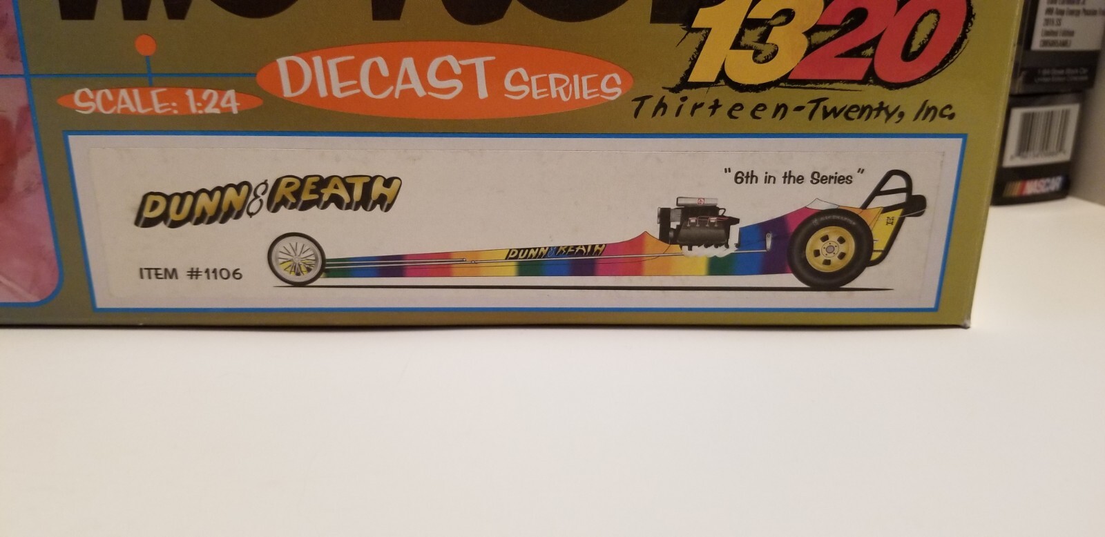 1320 The Fuelers 1:24 Dunn & Reath Dragster “AUTOGRAPHED” By Big Jim Dunn