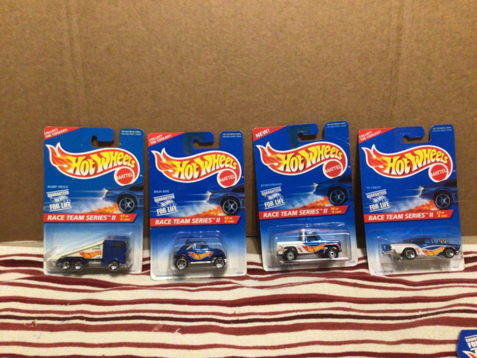 2026 Hot Wheels 1994,95,96,97, Race Team series complete sets of 4 see photos