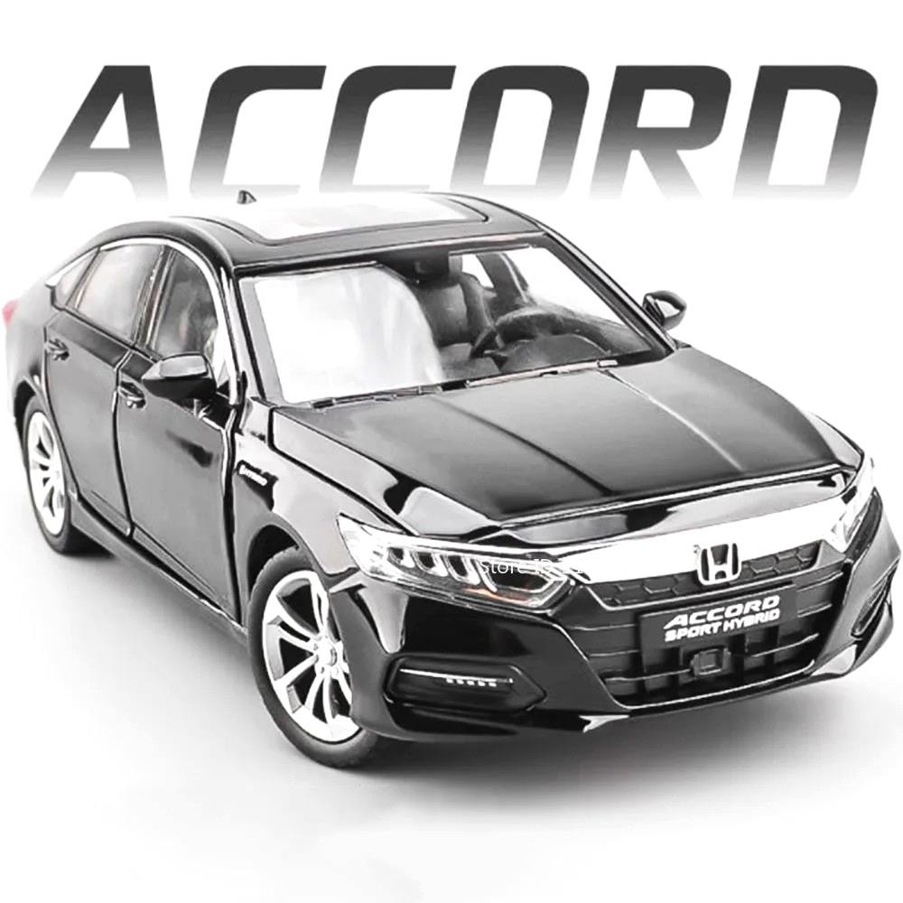 1:24 HONDA Accord Japanese Car Alloy Diecast Sound/Light Car Model Kids GIFT NEW