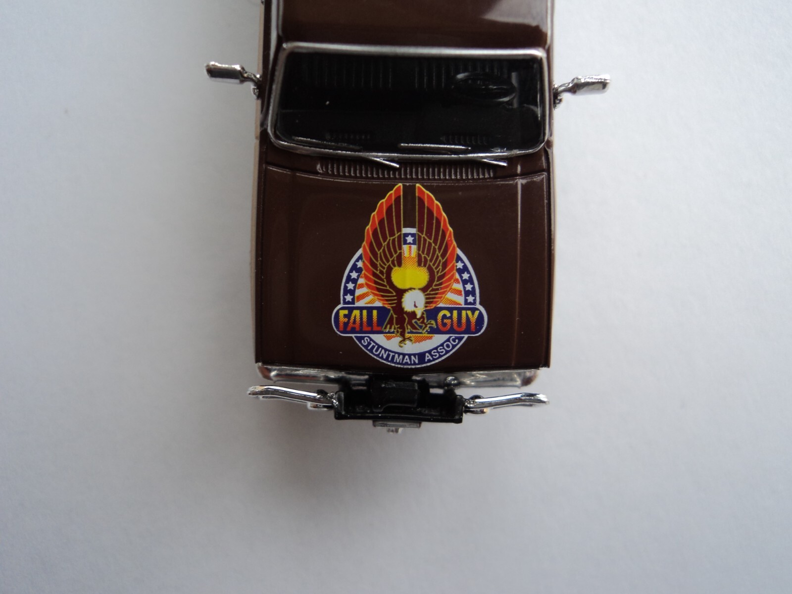 BREKINA 1981 GMC SIERRA GRANDE PICKUP TRUCK BROWN / GOLD HO 1/87 PLASTIC