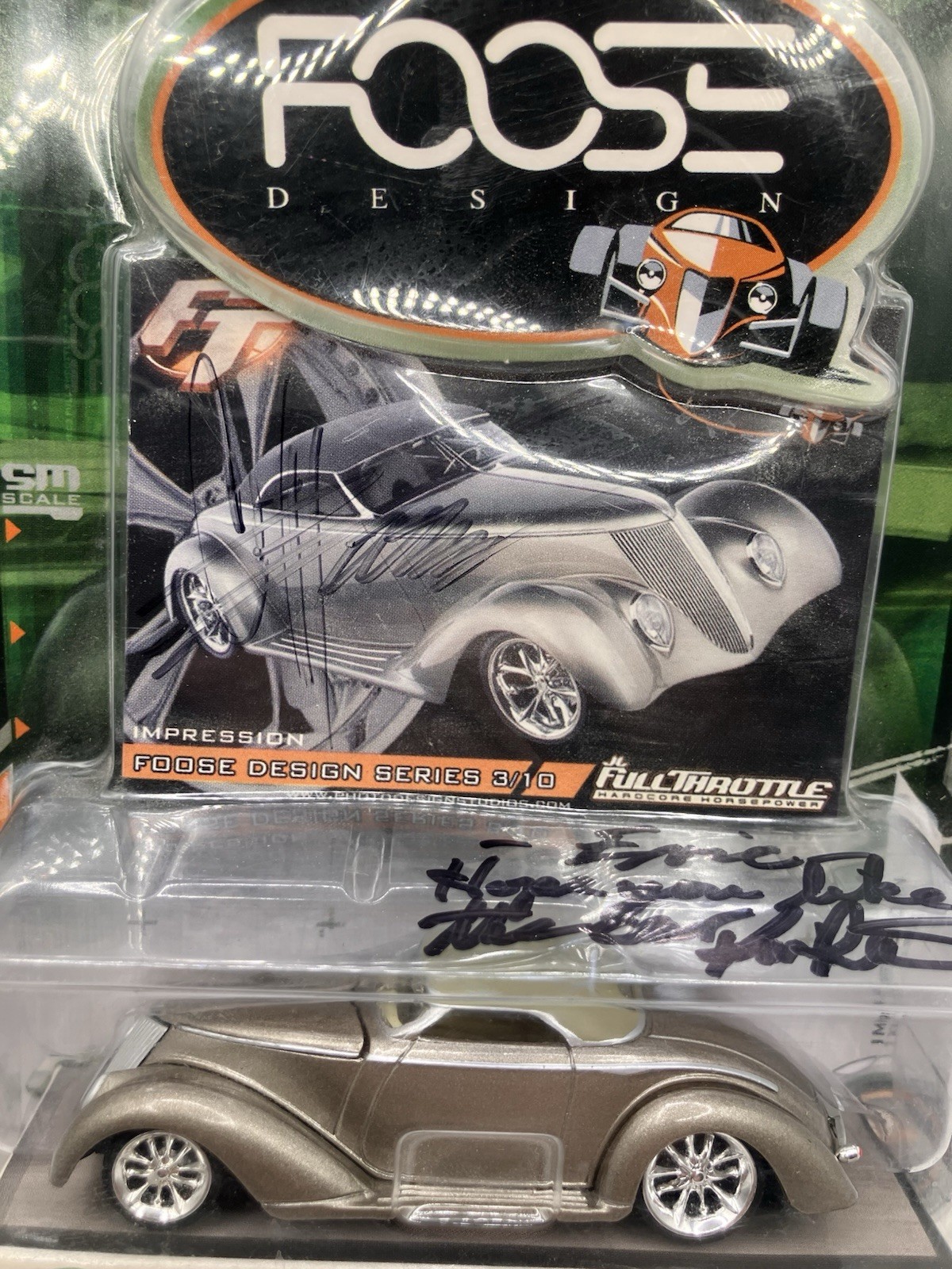 2006 Full Throttle Die Cast Foose Design Artist Series 3/10 Impression Signed