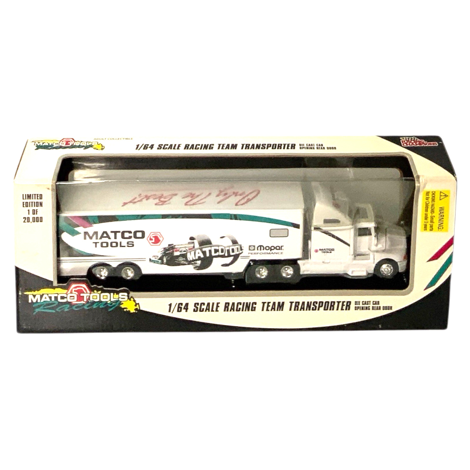 1996 Matco Tools Racing 1:64 Scale Racing Team Transporter