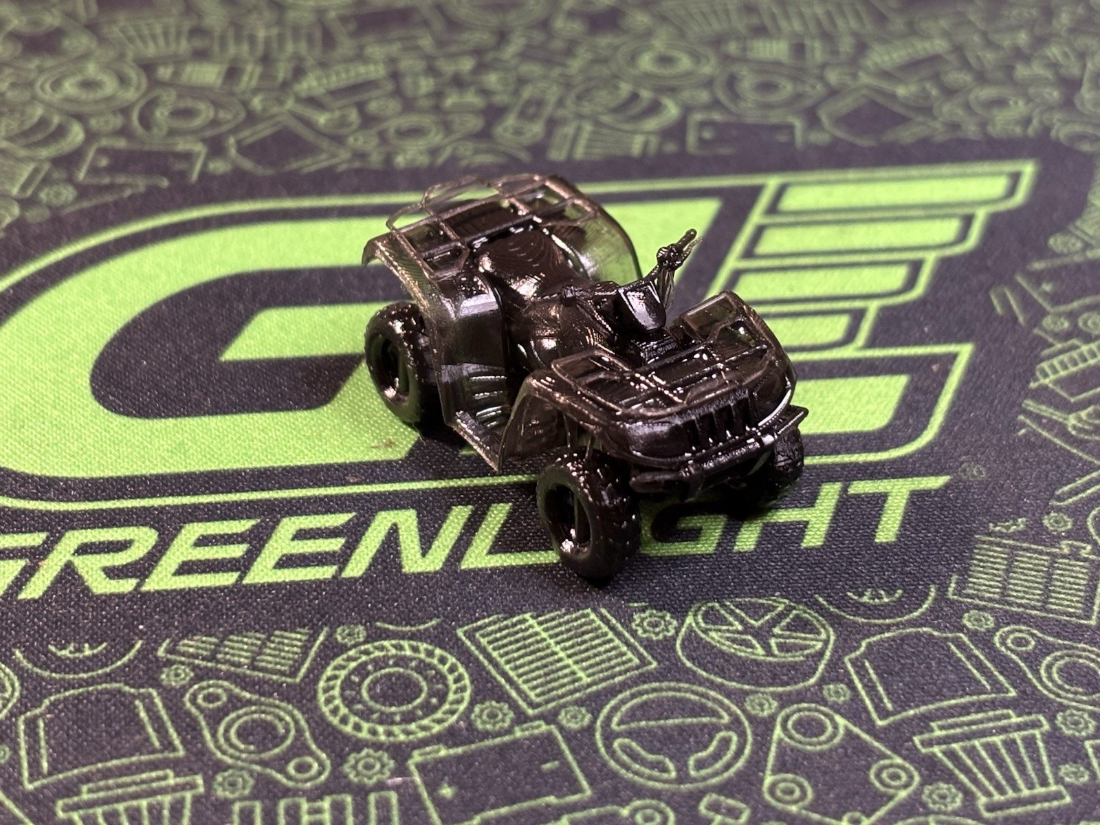 1/64 3D Printed Four Wheeler Farm Diecast Diorama Greenlight/m2