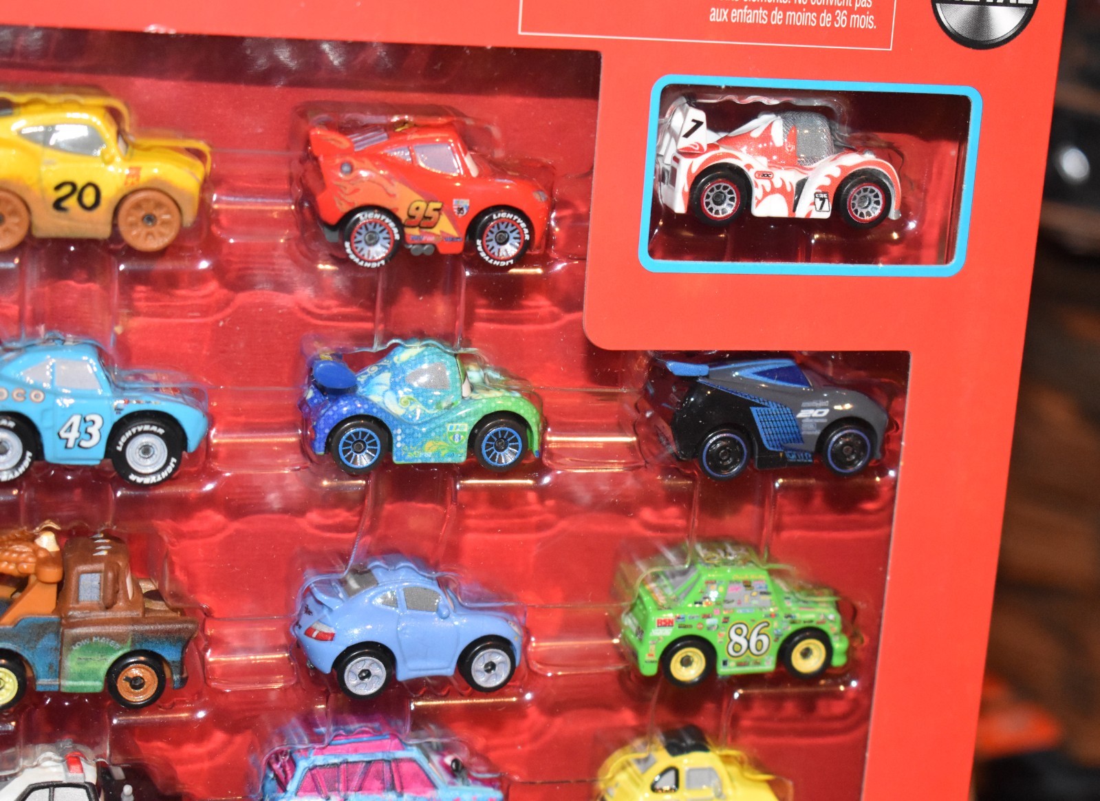 Disney Pixar Cars Mini Racers VARIETY CARLA VELOSO,SALLY,LUIGI, 15 Pack LOT 2NEW