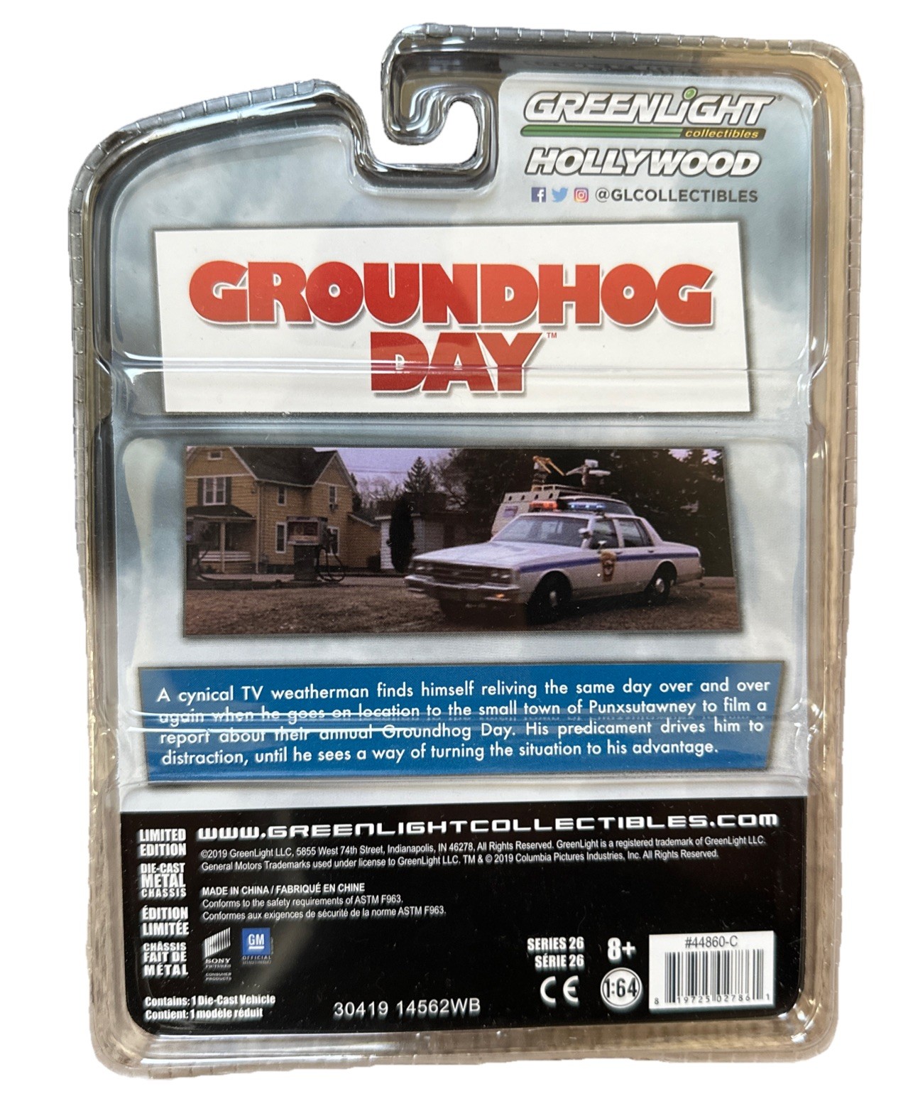 GreenLight Hollywood Groundhog Day 1980 Chevrolet Caprice Police Car 44860-C