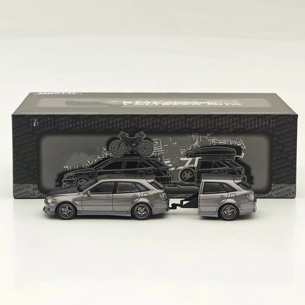 Mortal 1:64 ALTEZZA GITA Elixir Trailer Set JDM Alloy Diecast Car Collectible