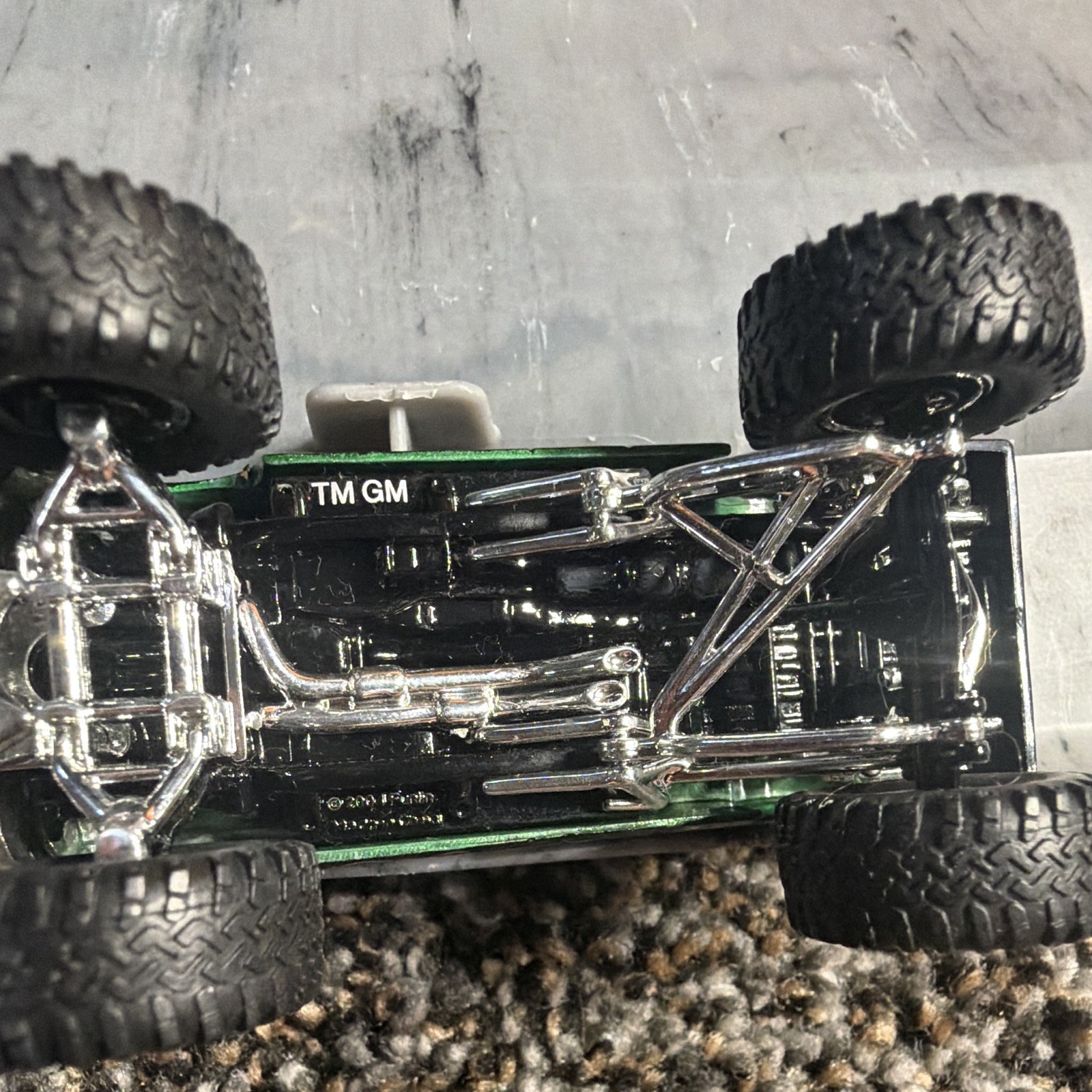 Muscle Machines Truckin 2000 Ford F-150 Black & Green W/Silver Flames – Loose –