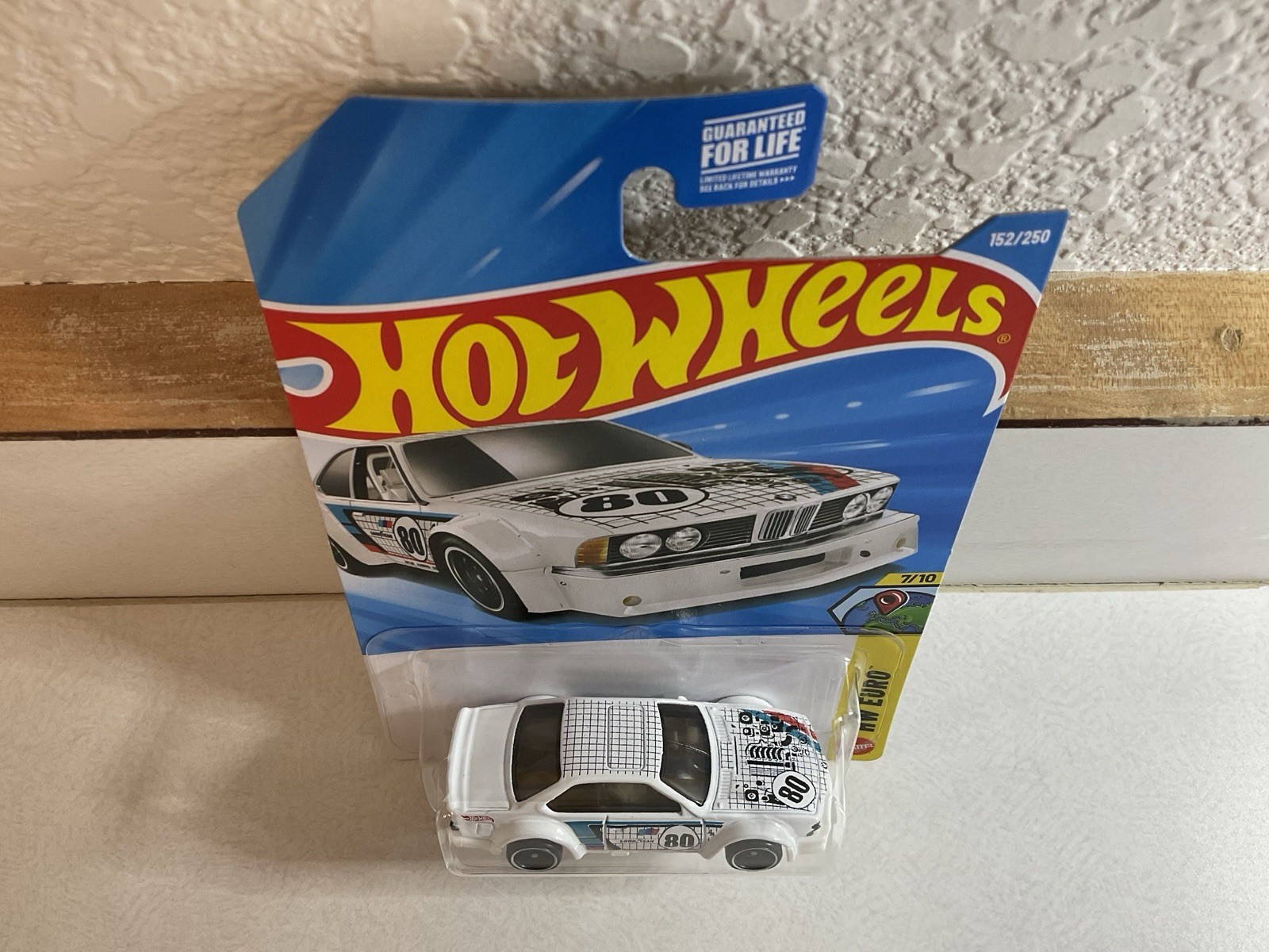 2026 Hot Wheels BMW 635 CSi (152/250) WHITE – HW Euro #7/10