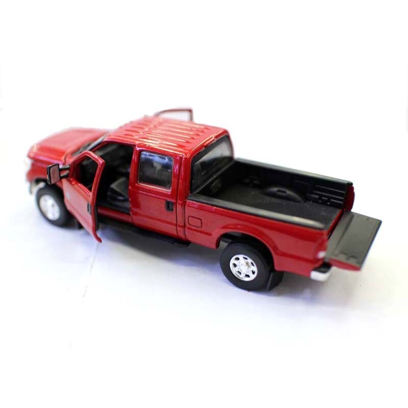 Metal 1/64 Scale Ford F250 Pickup Truck Double Seat Diecast Alloy Toy Model Gift