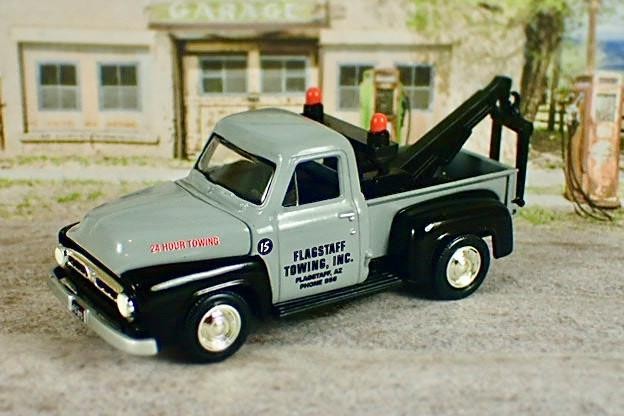 Vintage 1953 Ford Step-Side Flathead V8 Tow Truck 1/64 Scale Limited Edition I